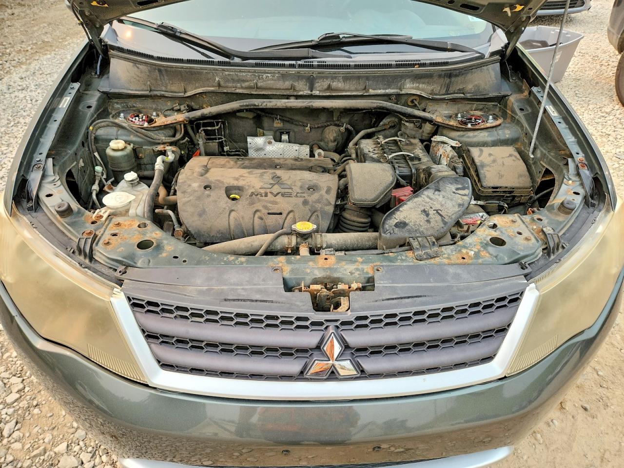 2009 Mitsubishi Outlander Se Green vin: JA4MT31W19Z002629