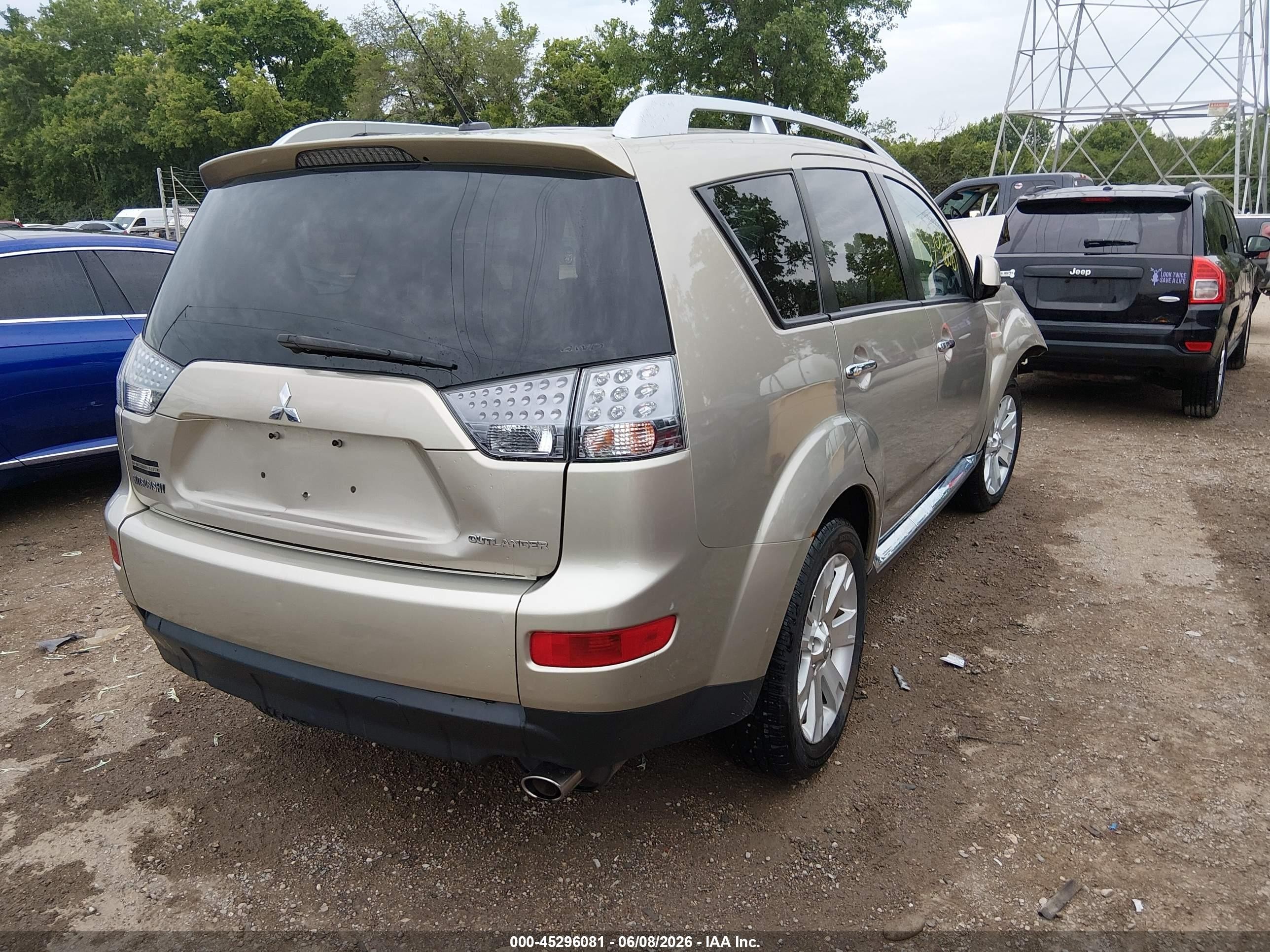 2009 Mitsubishi Outlander Se Gold vin: JA4MT31W19Z002825