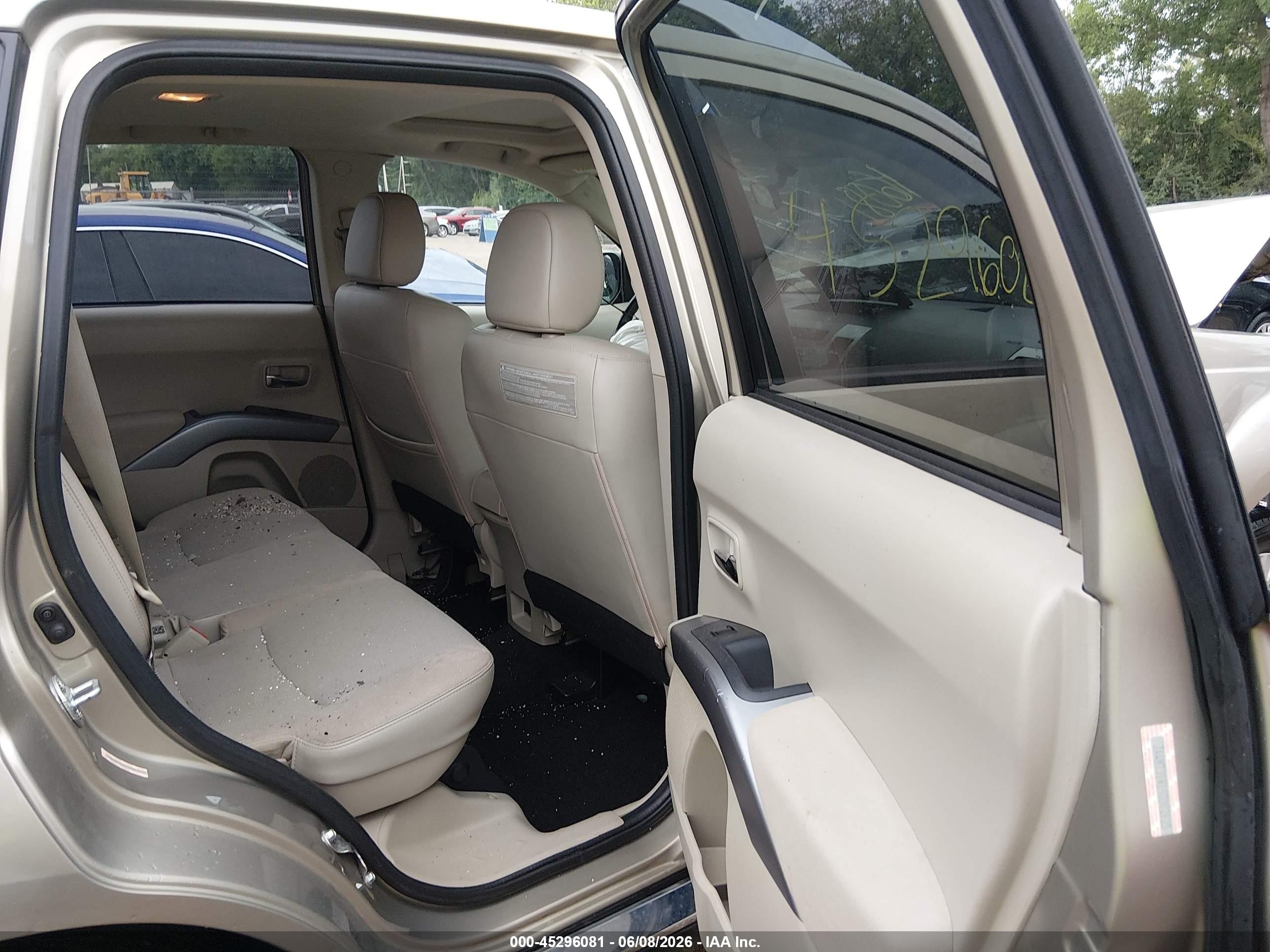 2009 Mitsubishi Outlander Se Gold vin: JA4MT31W19Z002825