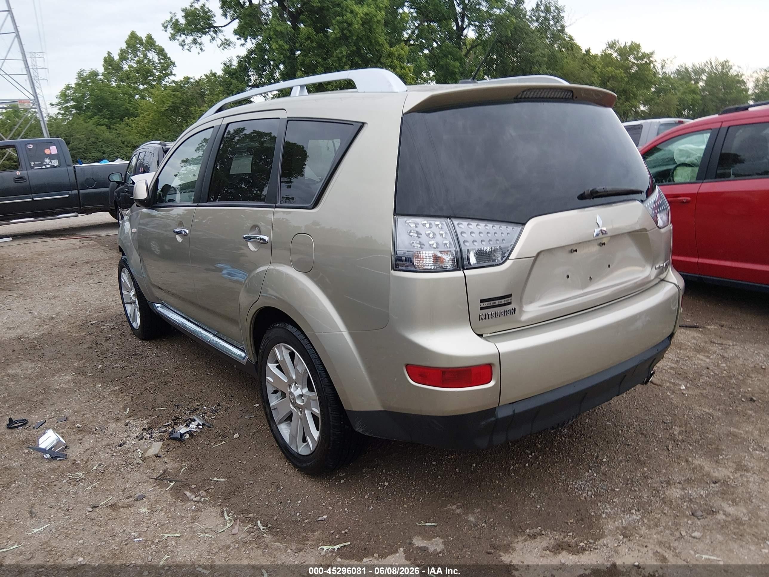 2009 Mitsubishi Outlander Se Gold vin: JA4MT31W19Z002825