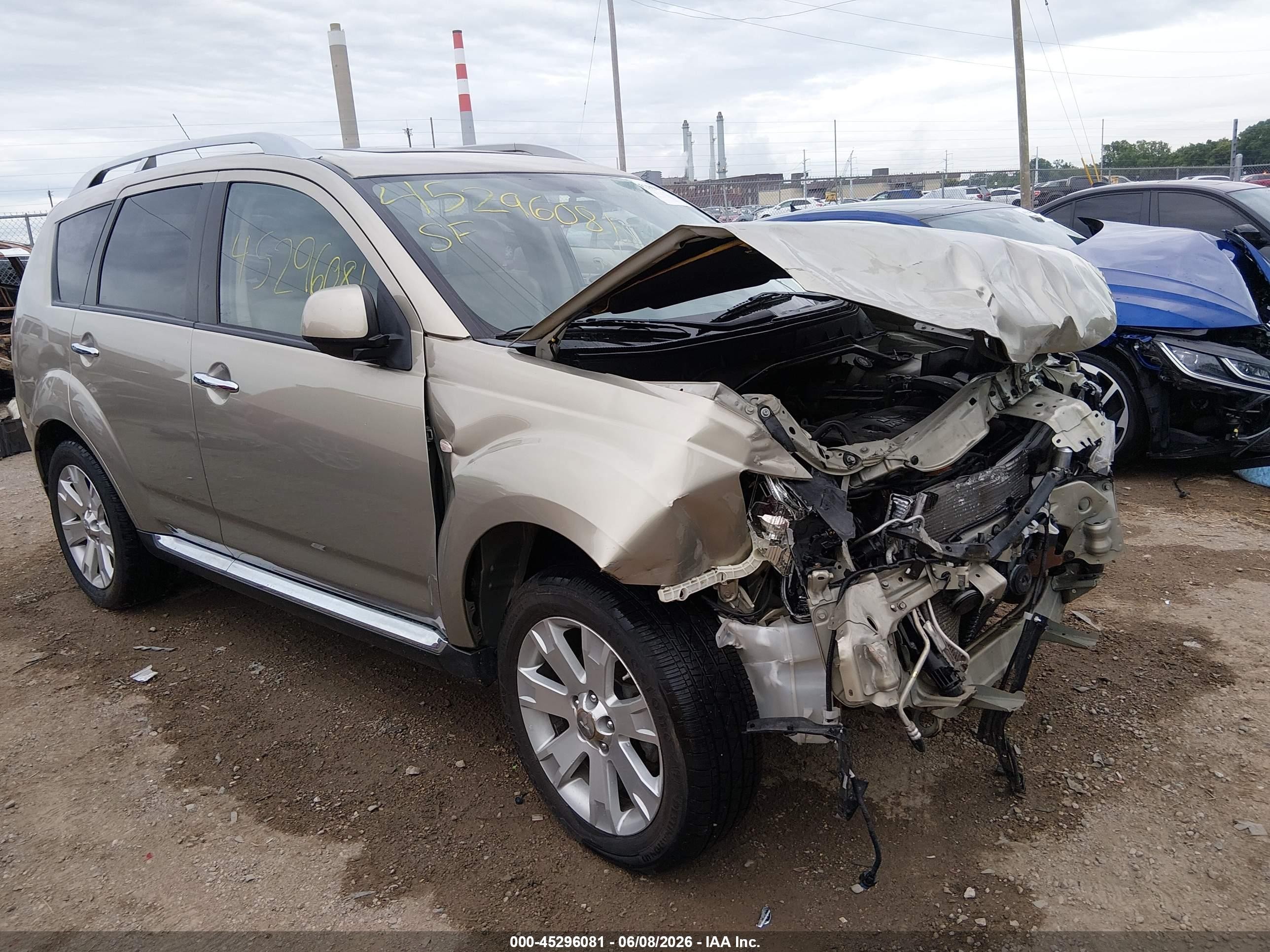 2009 Mitsubishi Outlander Se Gold vin: JA4MT31W19Z002825