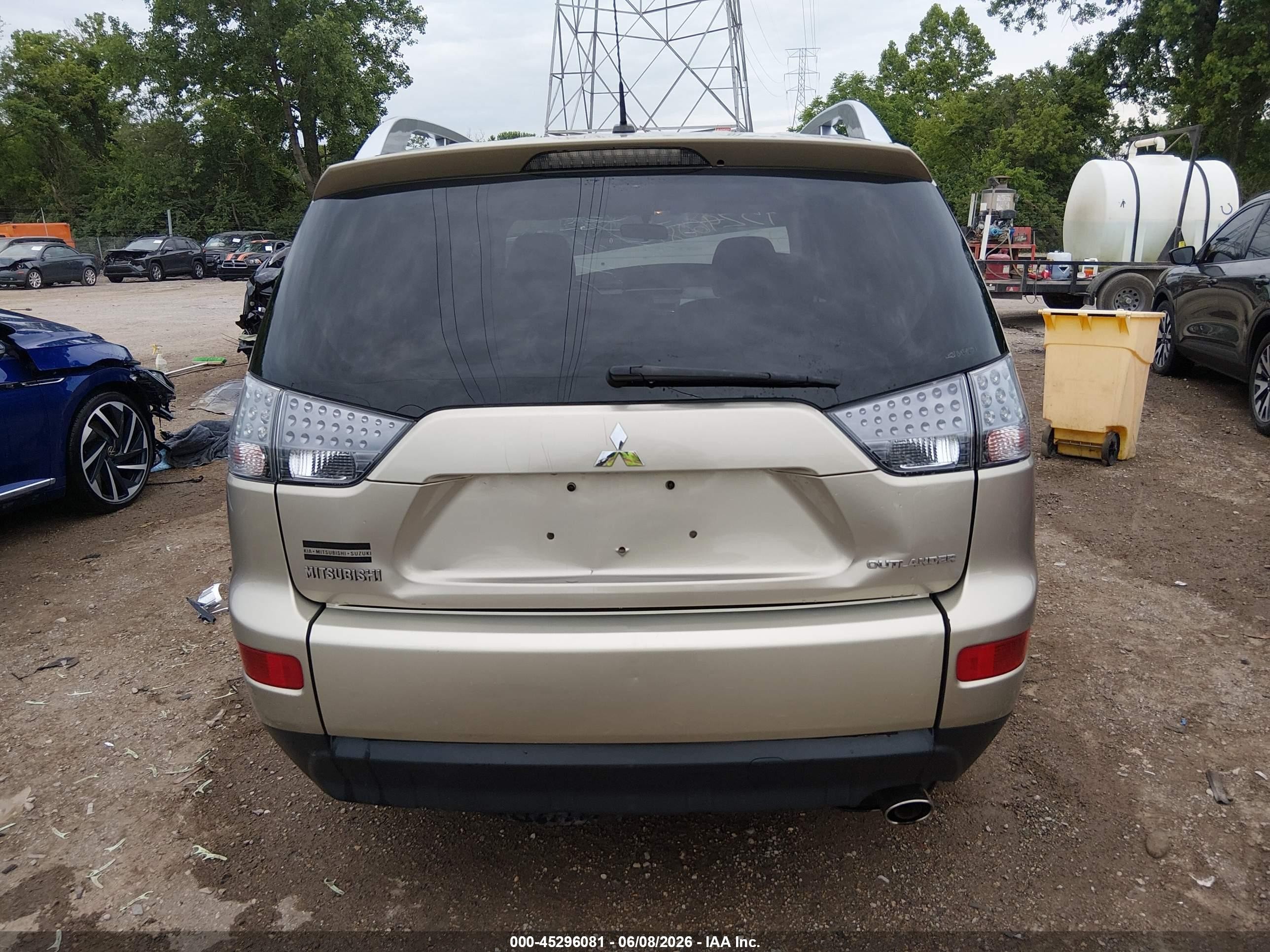 2009 Mitsubishi Outlander Se Gold vin: JA4MT31W19Z002825