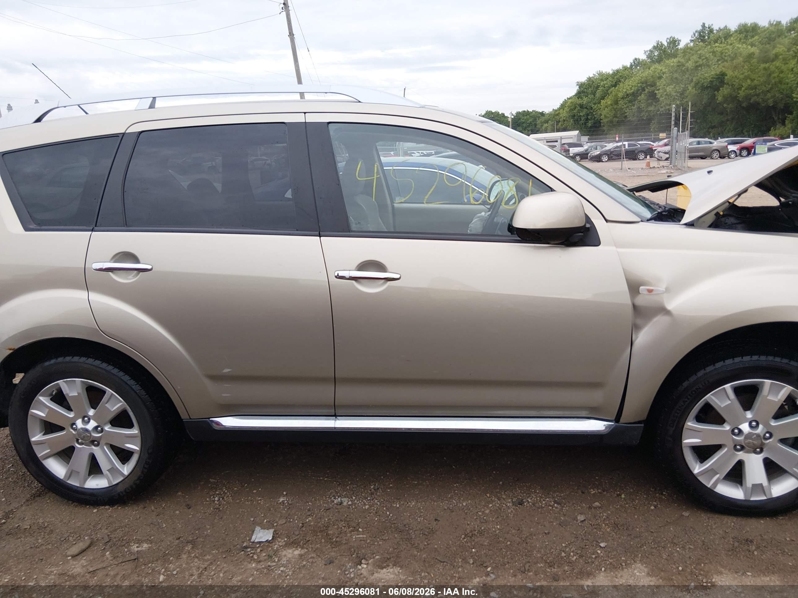 2009 Mitsubishi Outlander Se Gold vin: JA4MT31W19Z002825