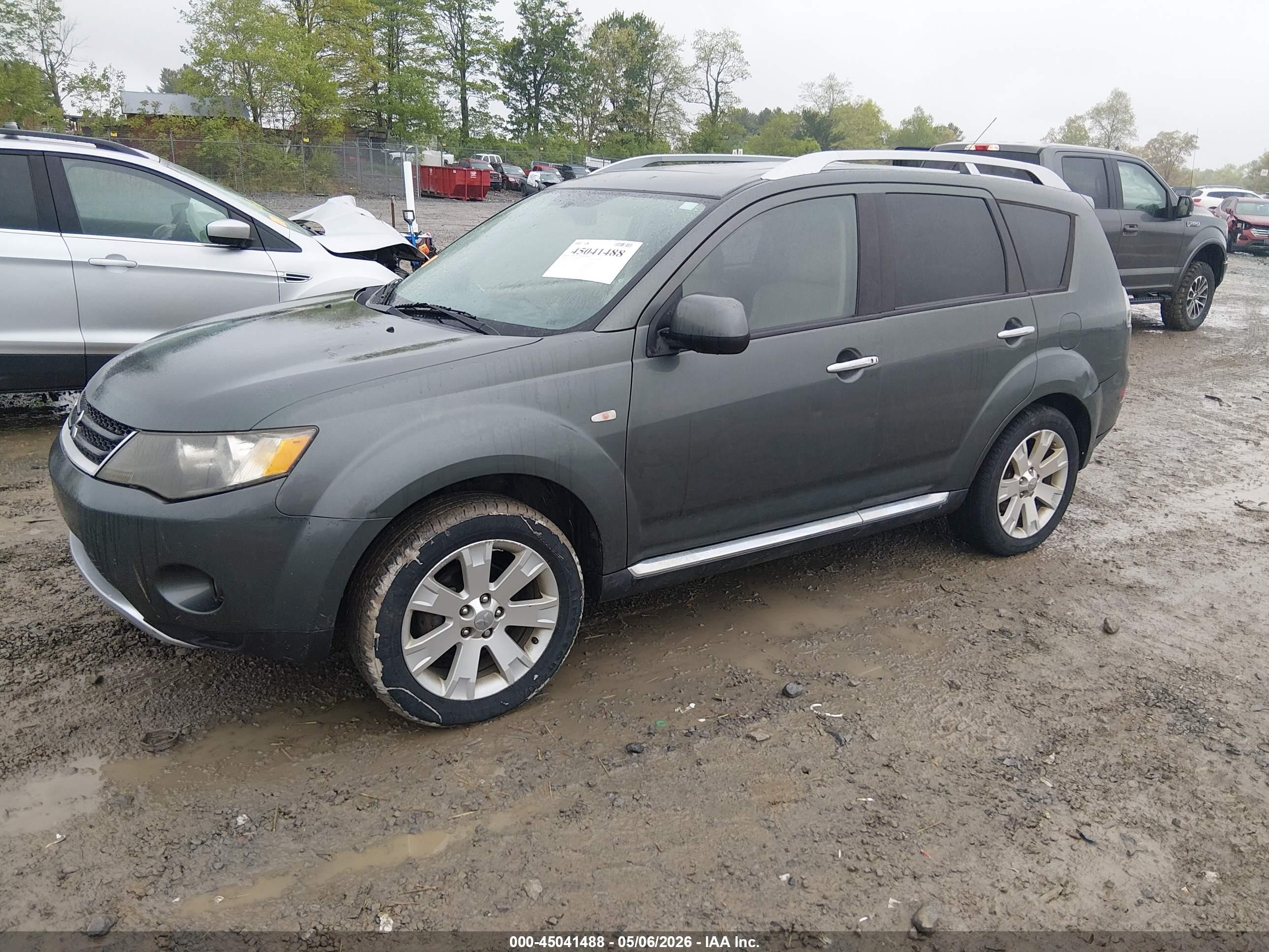 2009 Mitsubishi Outlander Se Green vin: JA4MT31W39Z001952