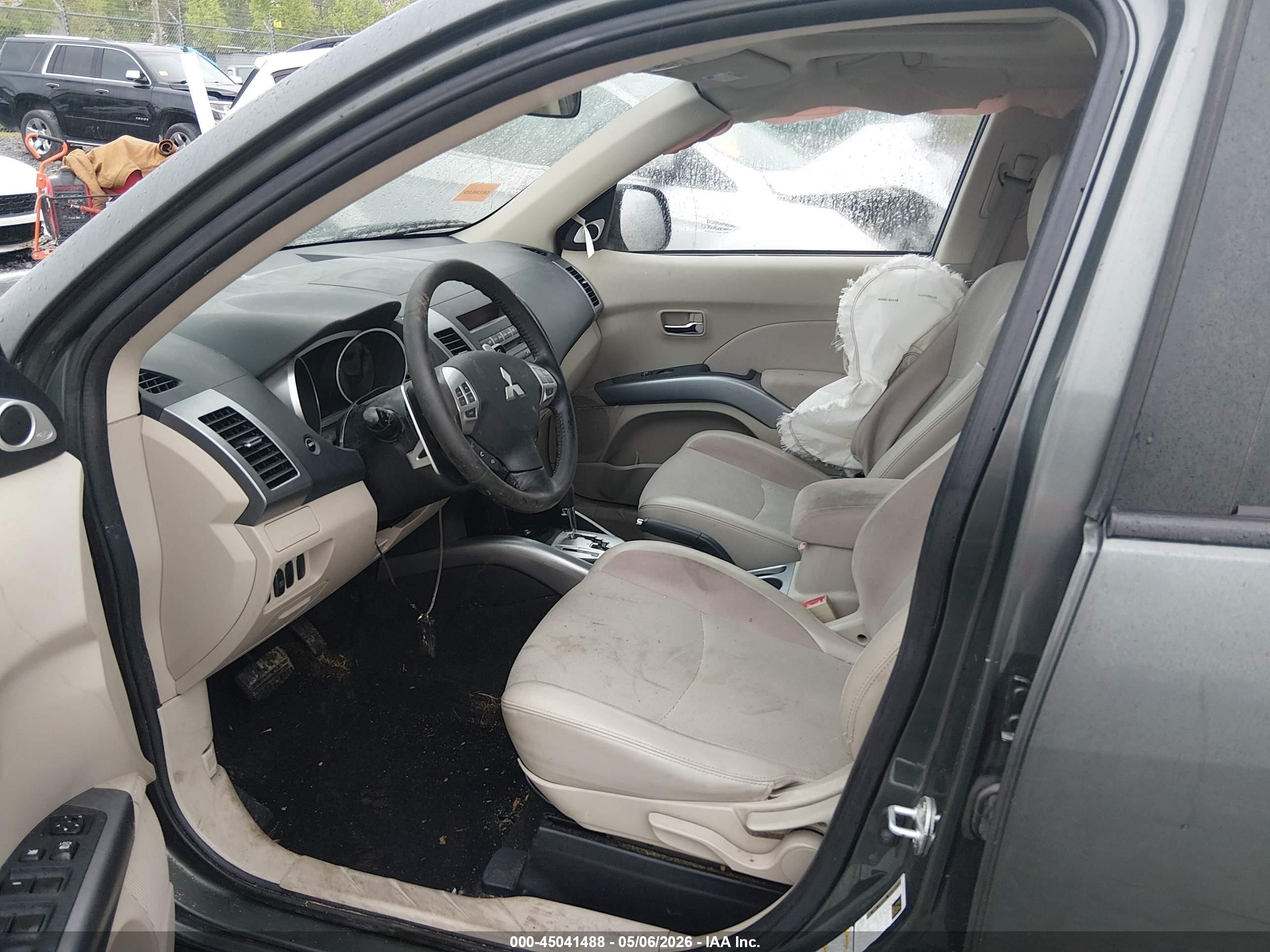 2009 Mitsubishi Outlander Se Green vin: JA4MT31W39Z001952