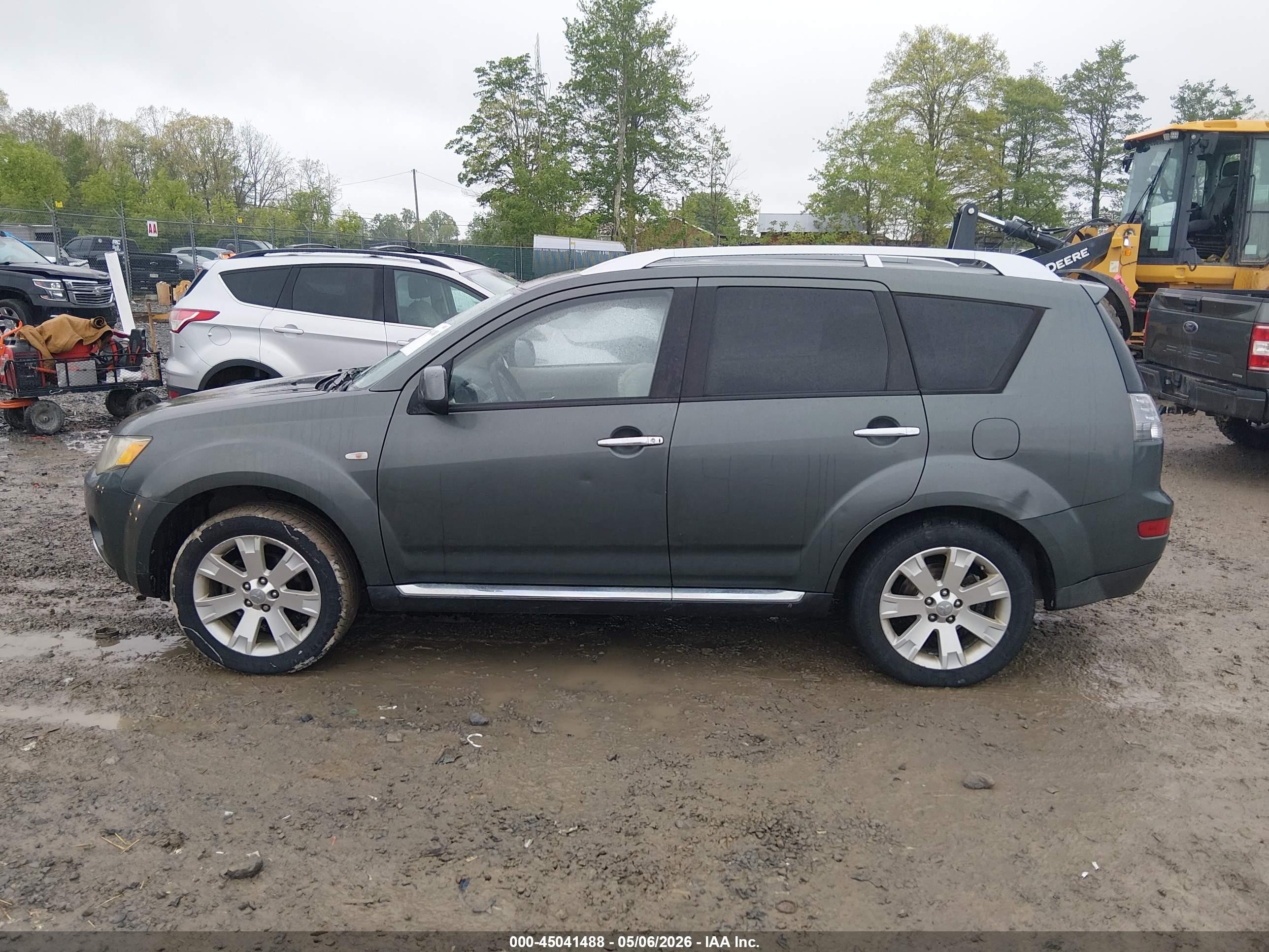 2009 Mitsubishi Outlander Se Green vin: JA4MT31W39Z001952