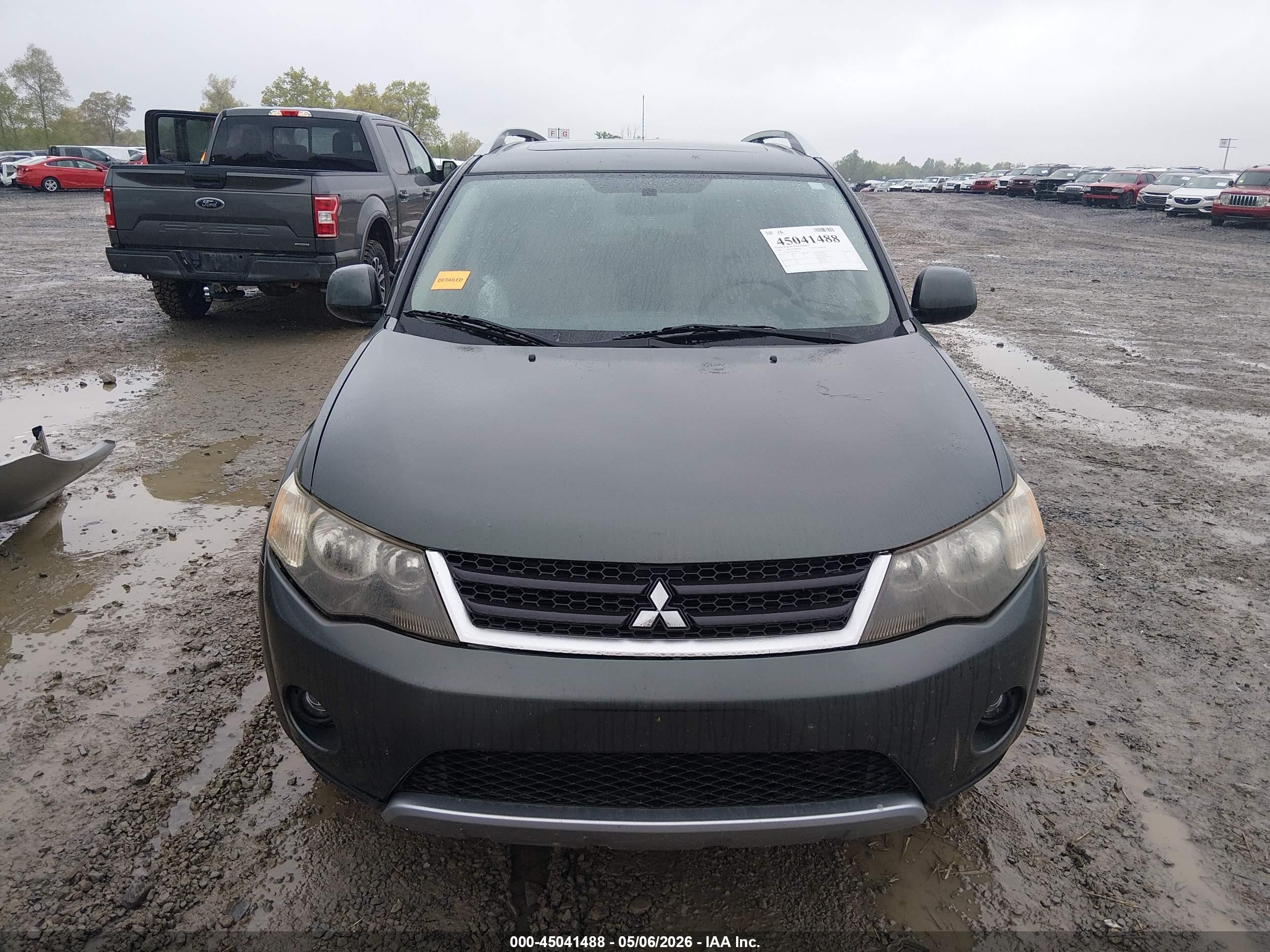 2009 Mitsubishi Outlander Se Green vin: JA4MT31W39Z001952