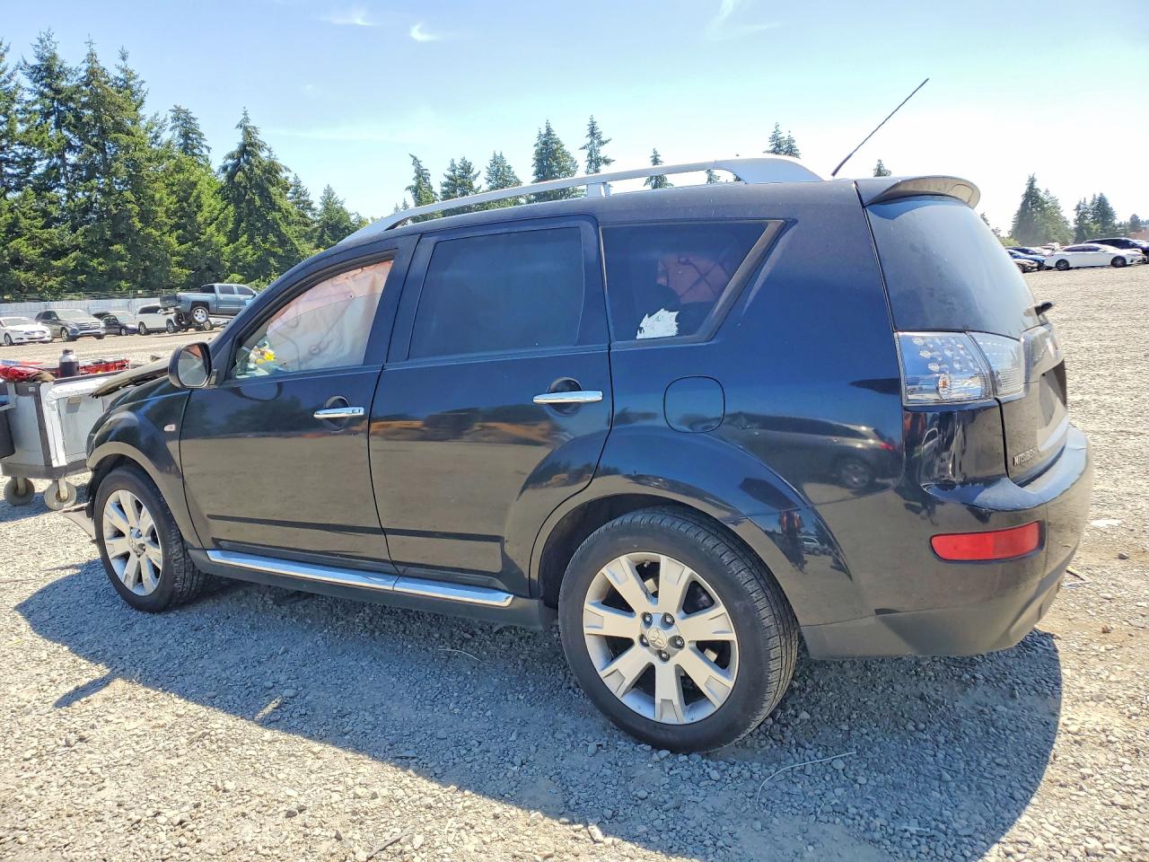 2009 Mitsubishi Outlander Se Black vin: JA4MT31W59Z001161