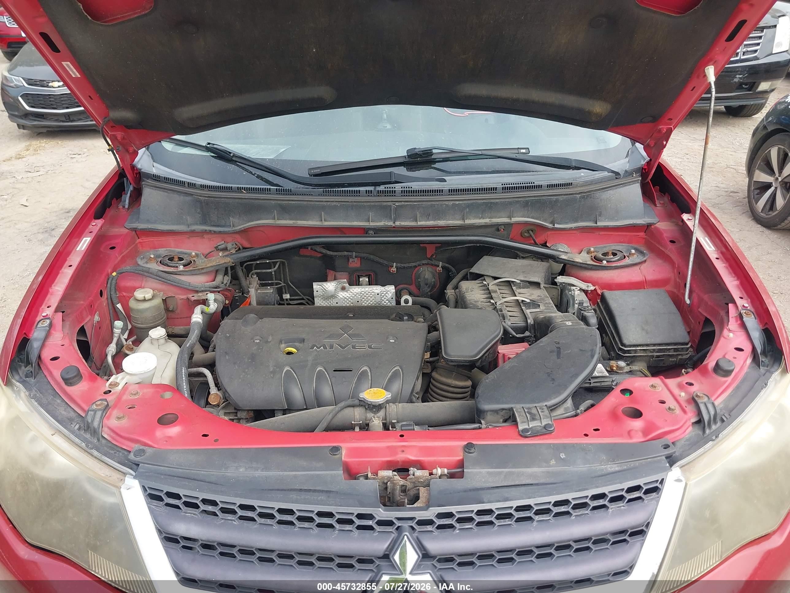 2009 Mitsubishi Outlander Se Red vin: JA4MT31W69Z005140