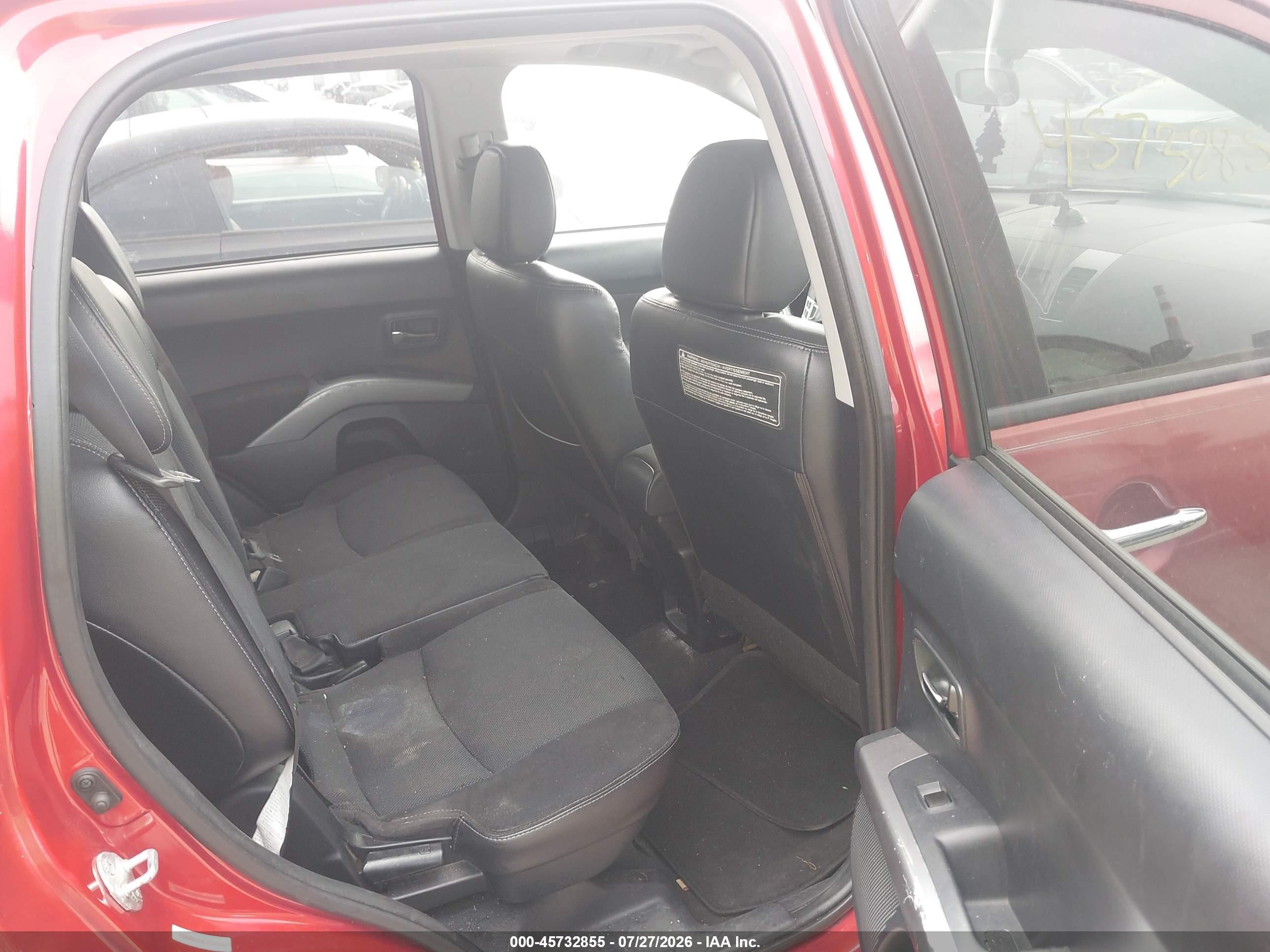 2009 Mitsubishi Outlander Se Red vin: JA4MT31W69Z005140