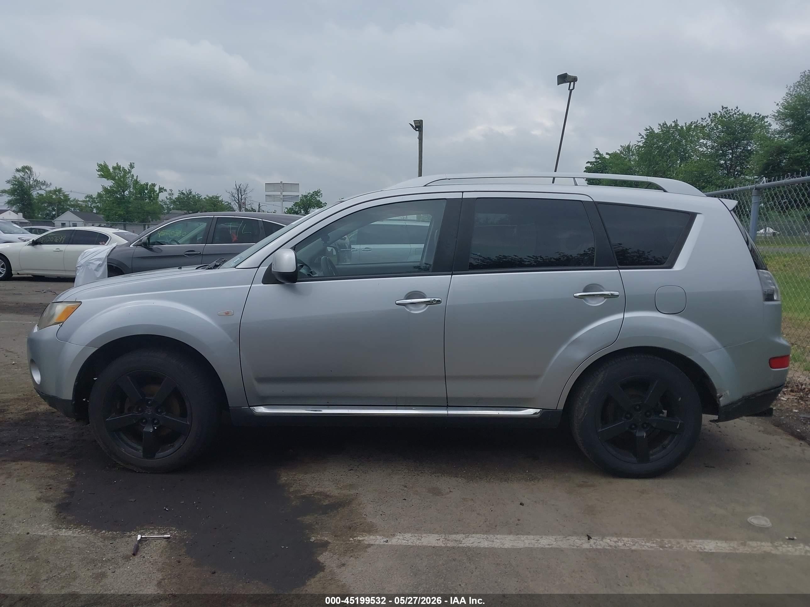 2009 Mitsubishi Outlander Se Silver vin: JA4MT31W79Z001937