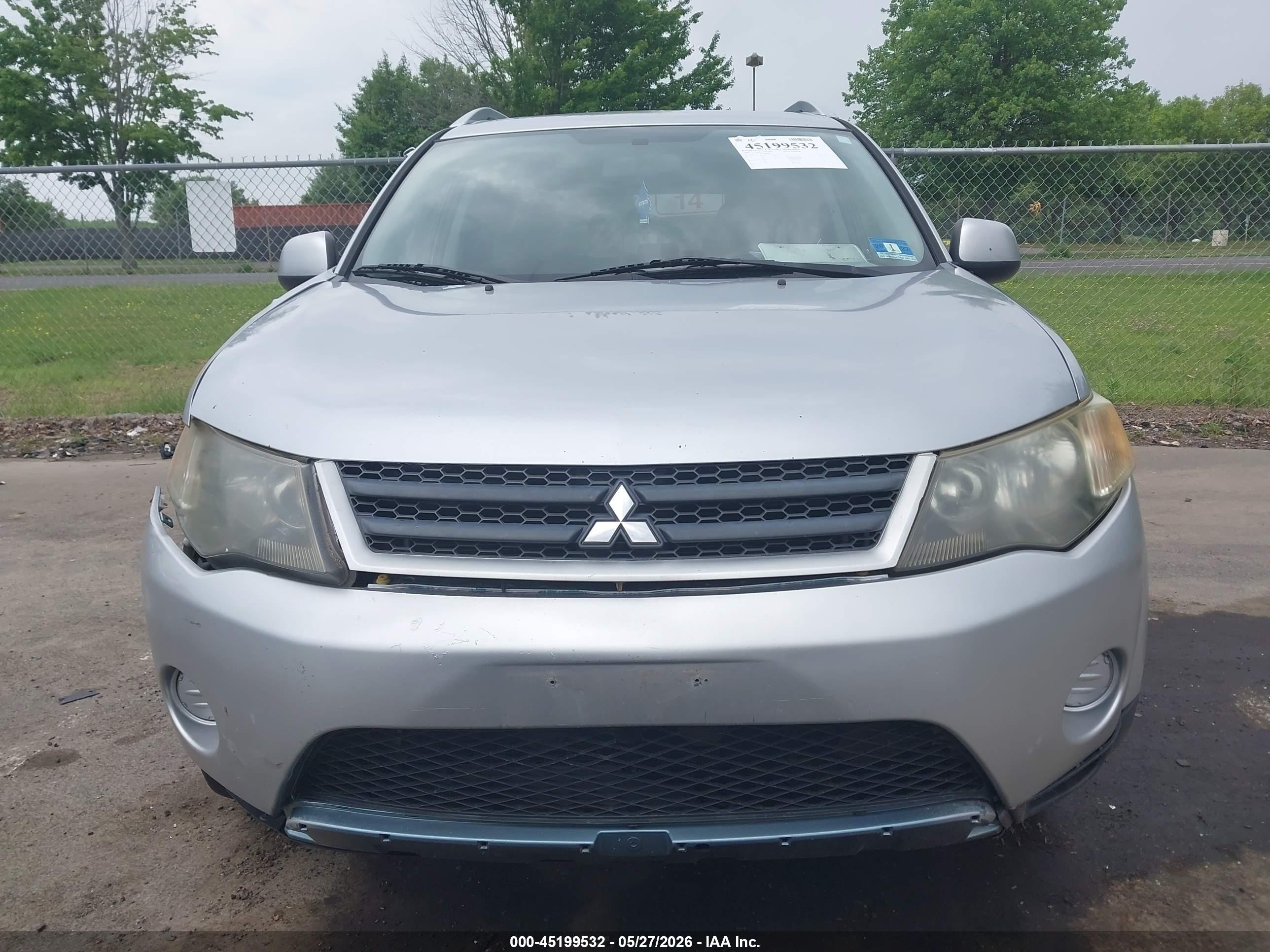 2009 Mitsubishi Outlander Se Silver vin: JA4MT31W79Z001937
