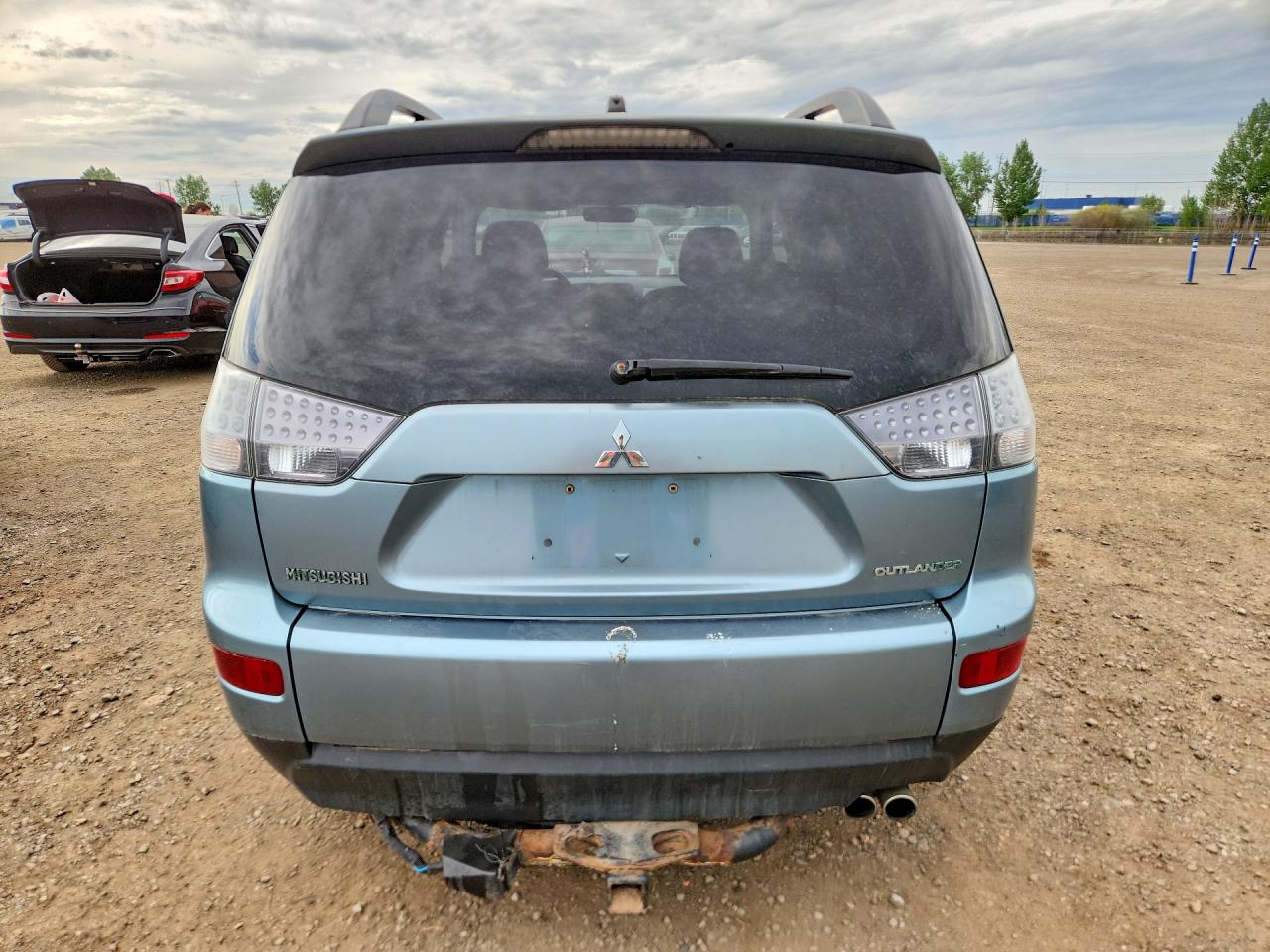 2007 Mitsubishi Outlander Ls Синий vin: JA4MT31X57Z601247