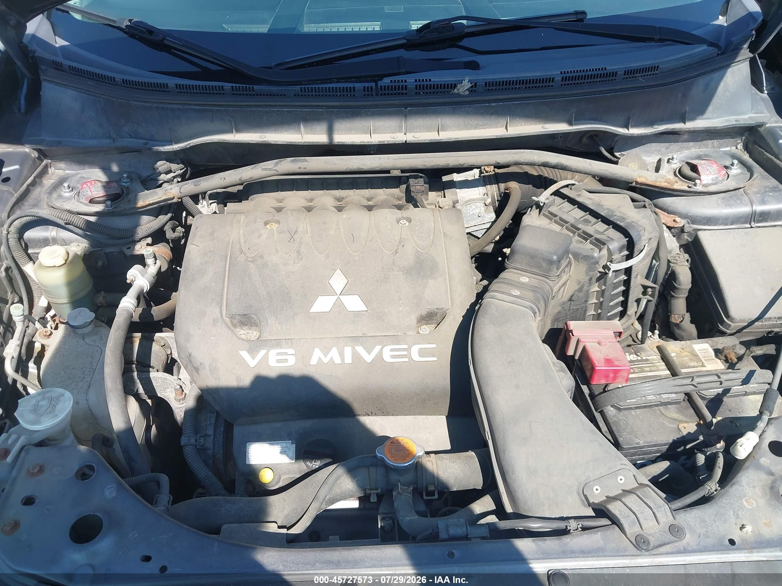 2007 Mitsubishi Outlander Ls Gray vin: JA4MT31X67U005772