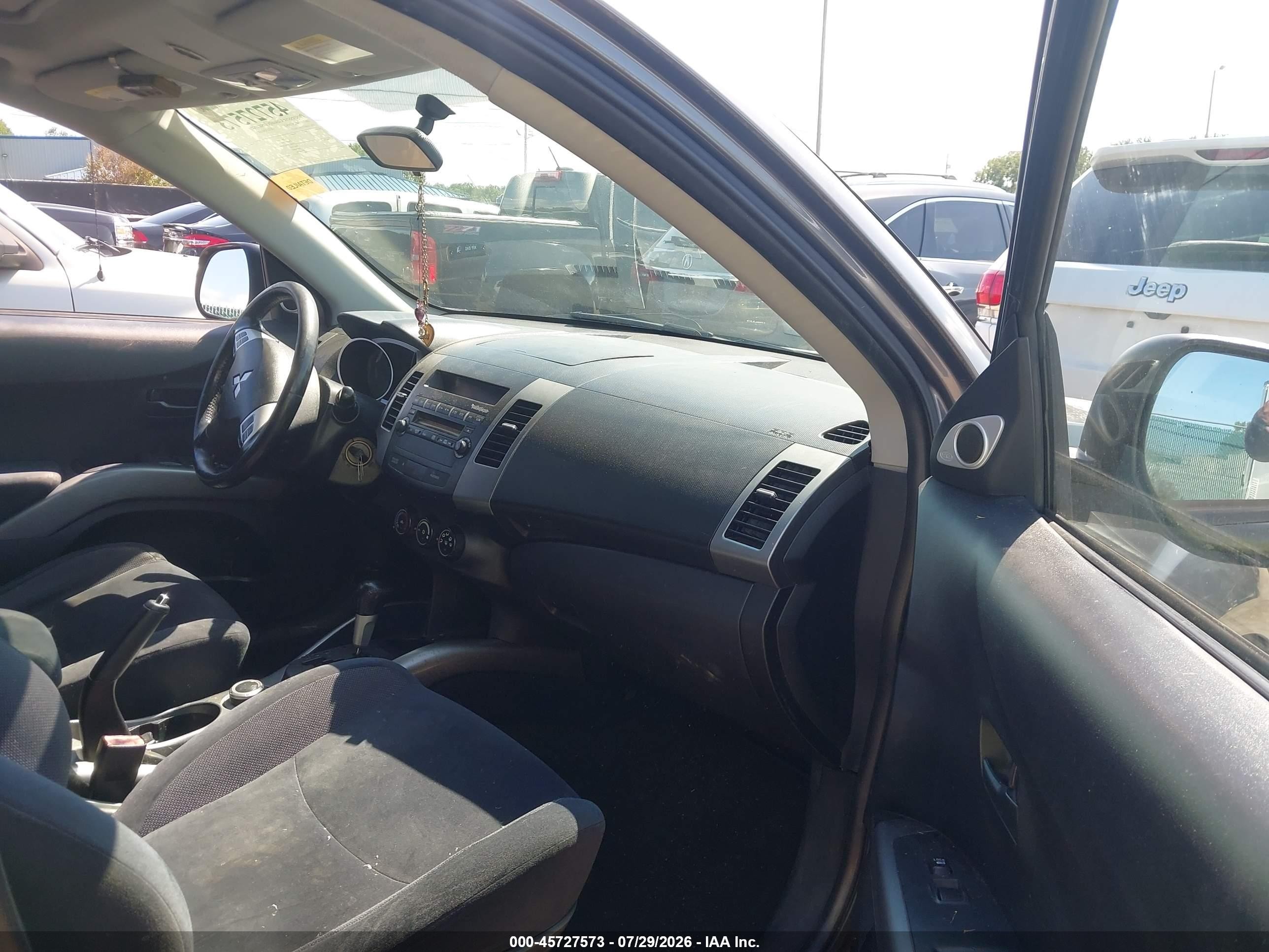 2007 Mitsubishi Outlander Ls Gray vin: JA4MT31X67U005772
