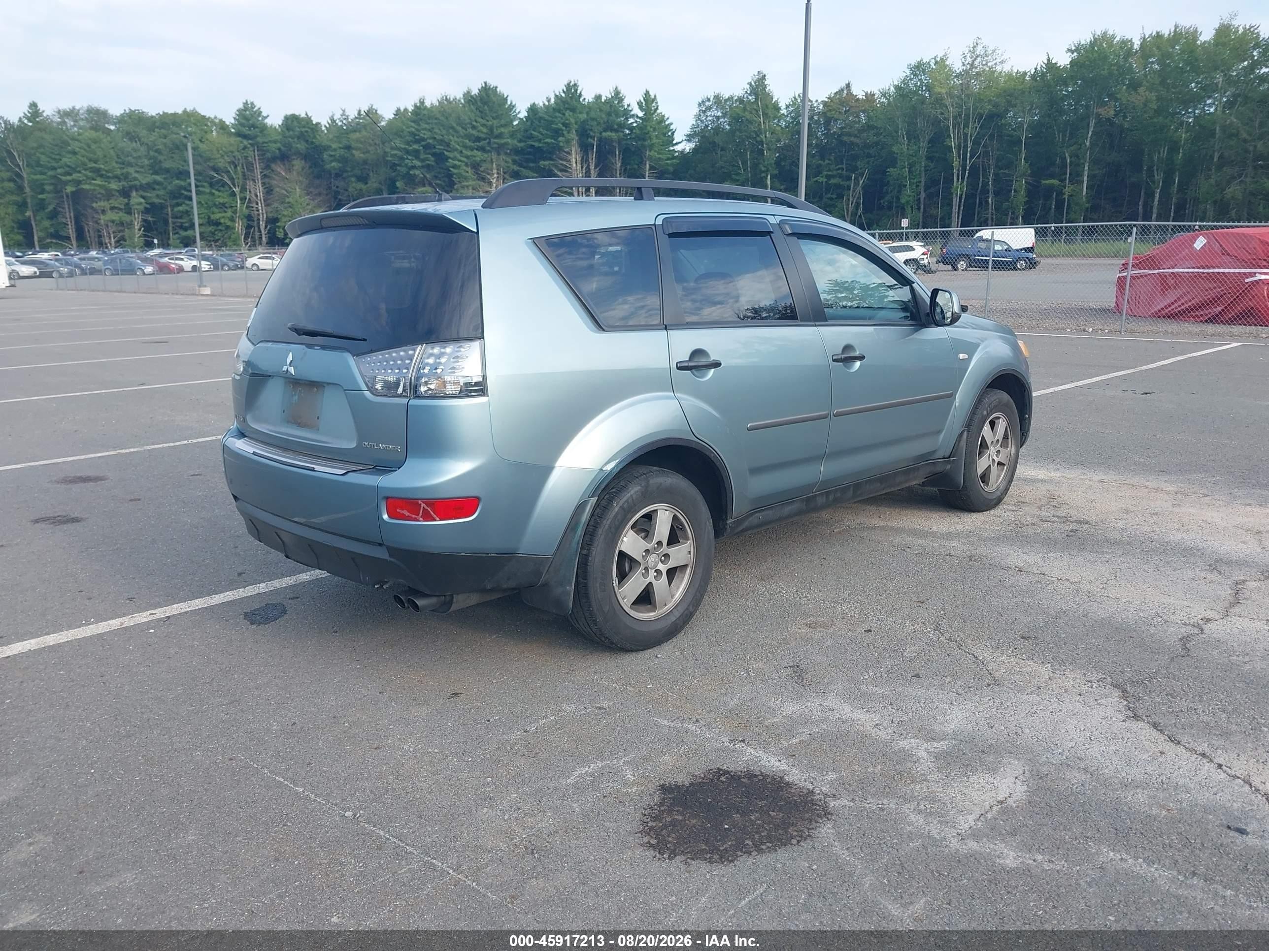 2007 Mitsubishi Outlander Ls Blue vin: JA4MT31X77U005781