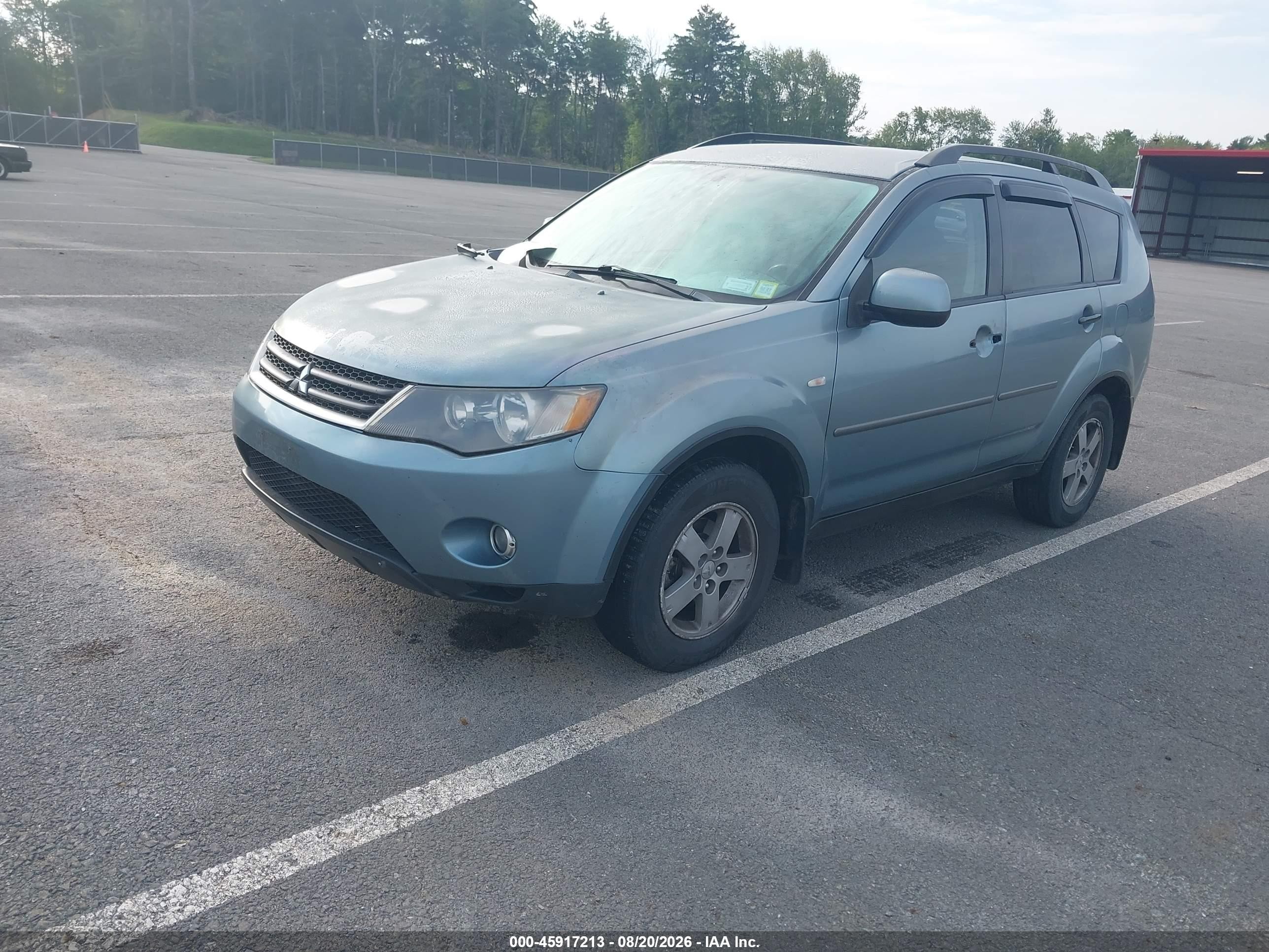 2007 Mitsubishi Outlander Ls Blue vin: JA4MT31X77U005781