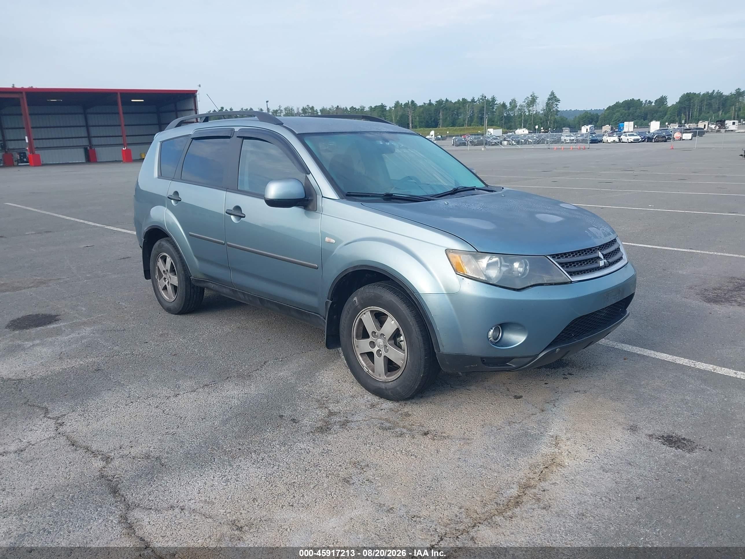 2007 Mitsubishi Outlander Ls Blue vin: JA4MT31X77U005781