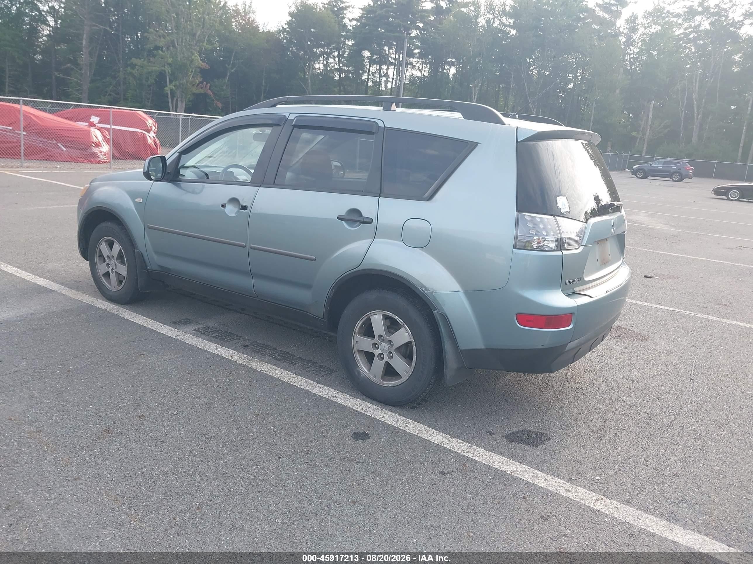 2007 Mitsubishi Outlander Ls Blue vin: JA4MT31X77U005781