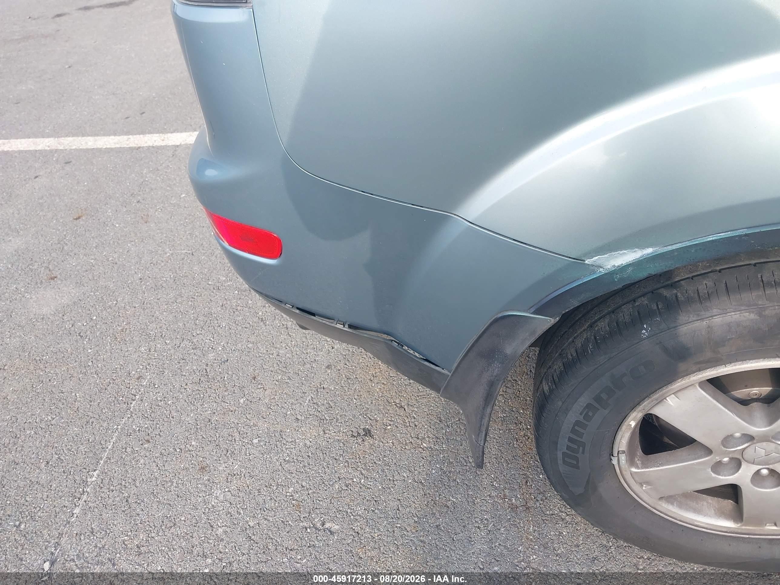 2007 Mitsubishi Outlander Ls Blue vin: JA4MT31X77U005781