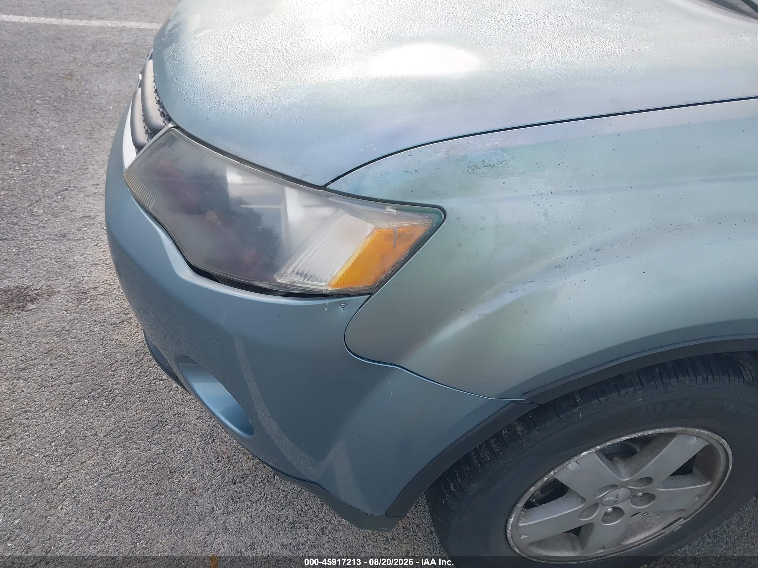 2007 Mitsubishi Outlander Ls Blue vin: JA4MT31X77U005781