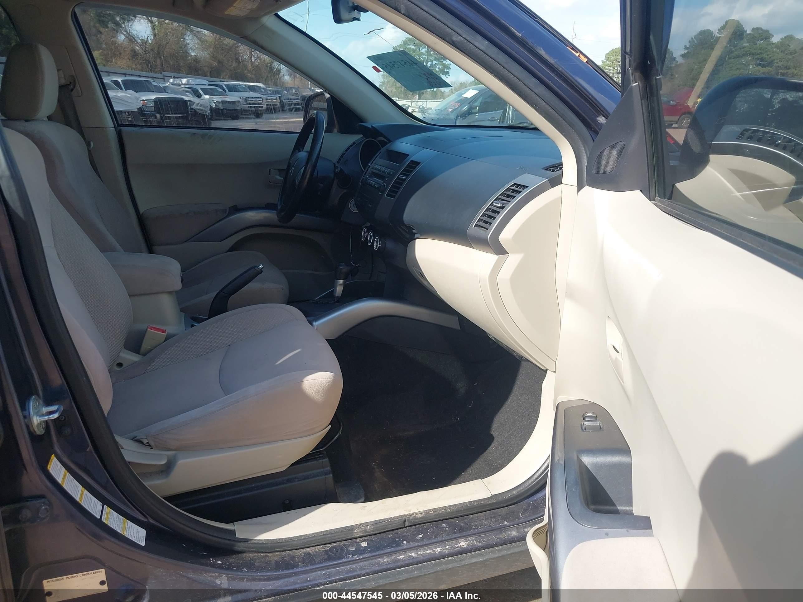 2007 Mitsubishi Outlander Ls Blue vin: JA4MT31X77Z016475
