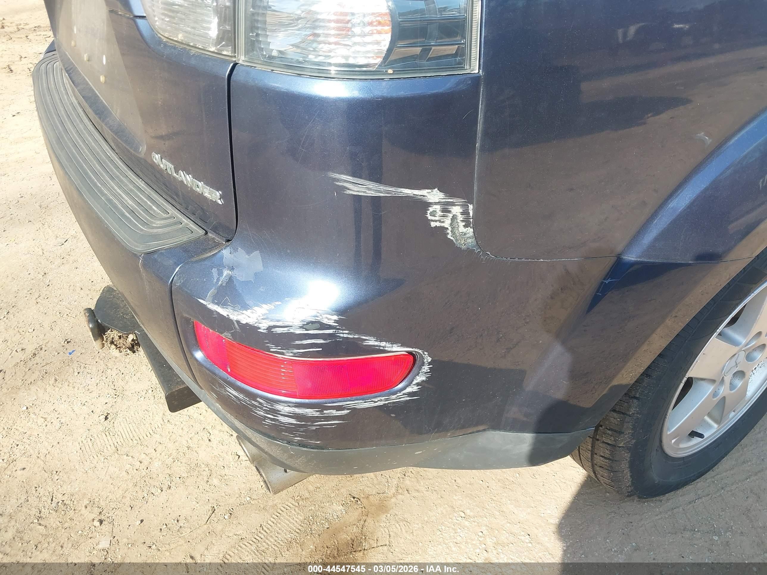 2007 Mitsubishi Outlander Ls Blue vin: JA4MT31X77Z016475