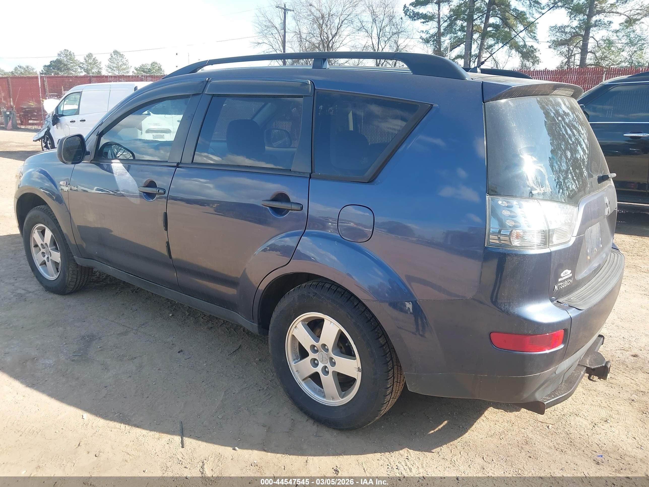 2007 Mitsubishi Outlander Ls Blue vin: JA4MT31X77Z016475