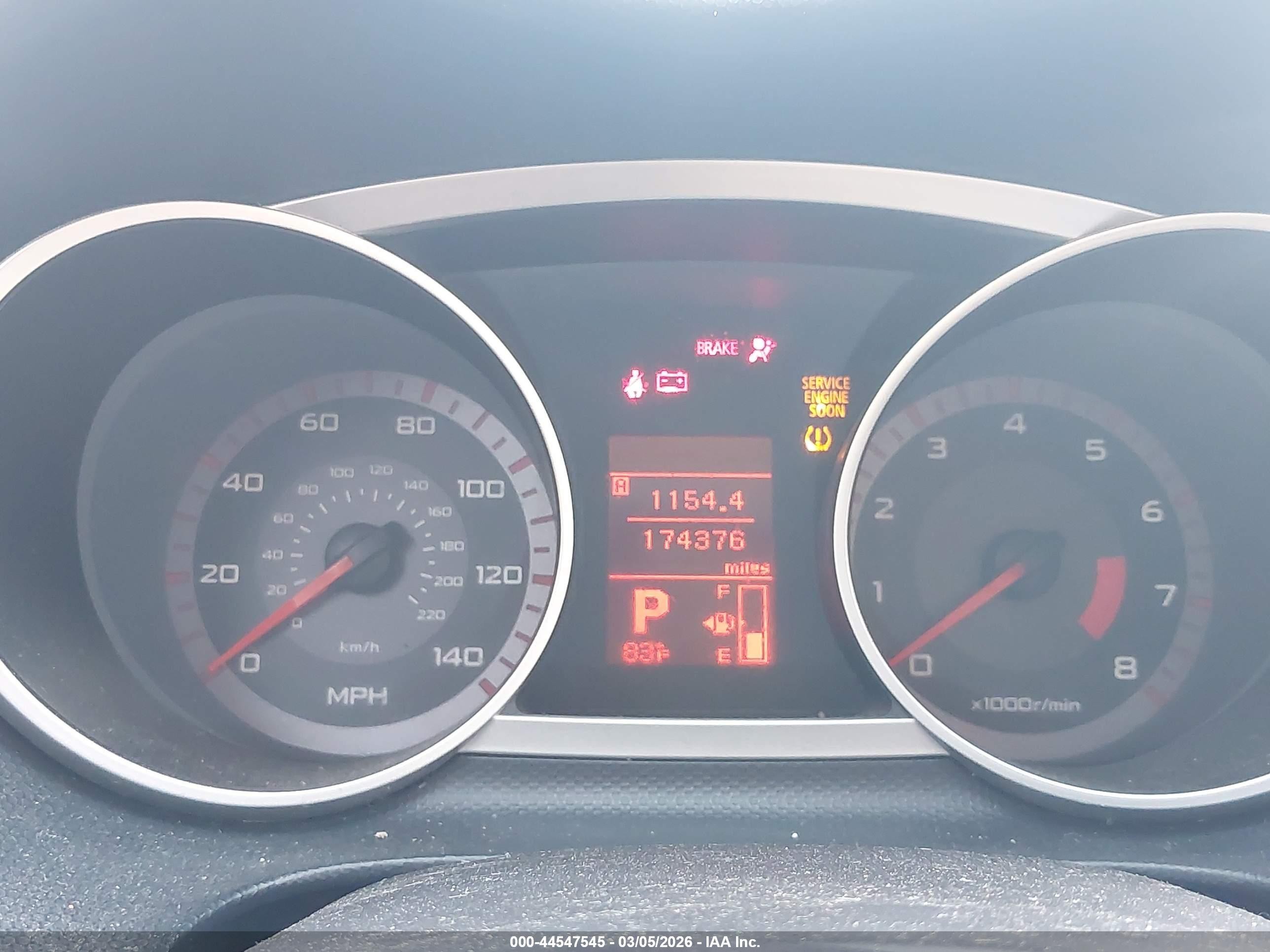 2007 Mitsubishi Outlander Ls Blue vin: JA4MT31X77Z016475