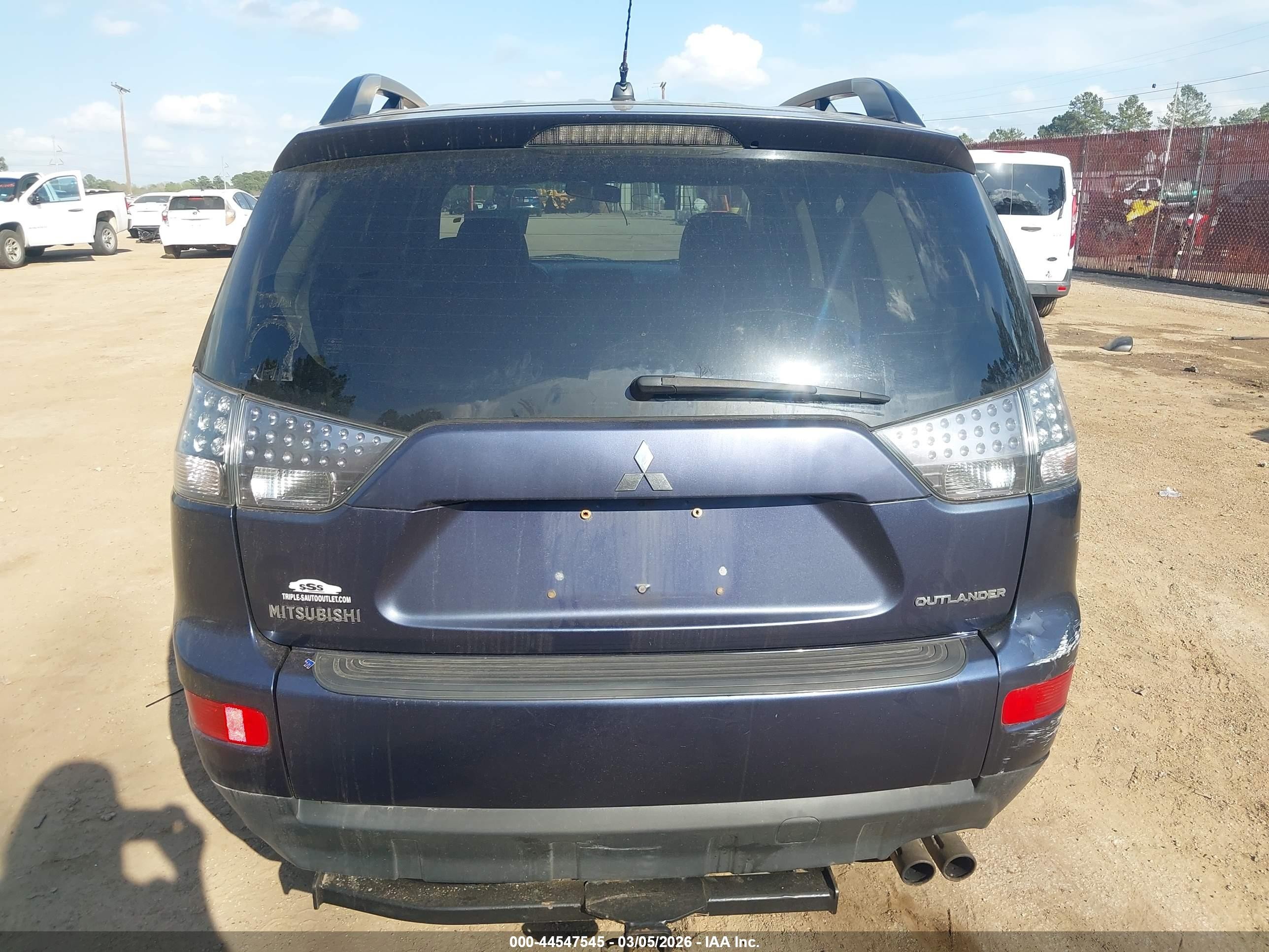 2007 Mitsubishi Outlander Ls Blue vin: JA4MT31X77Z016475