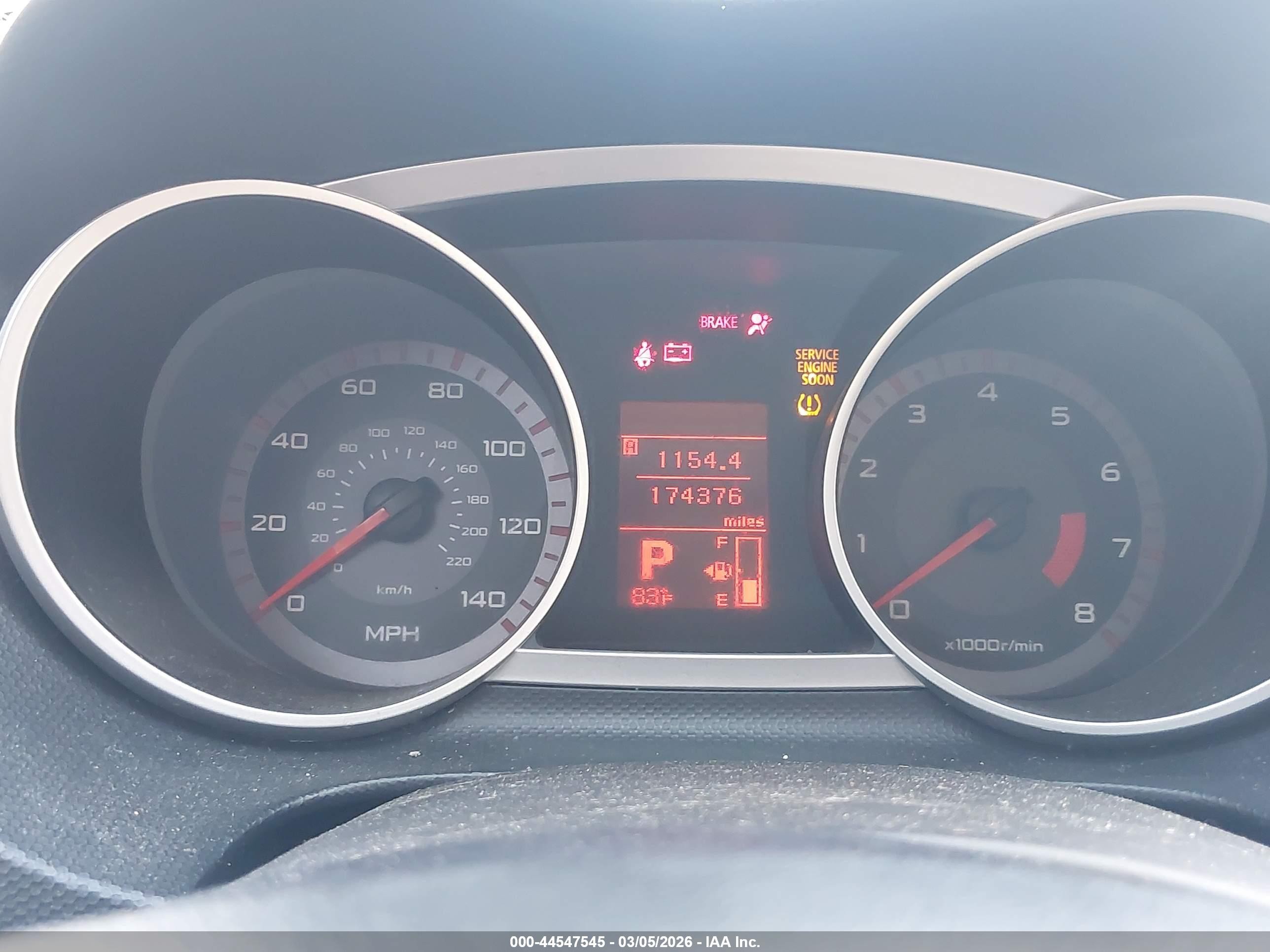 2007 Mitsubishi Outlander Ls Blue vin: JA4MT31X77Z016475