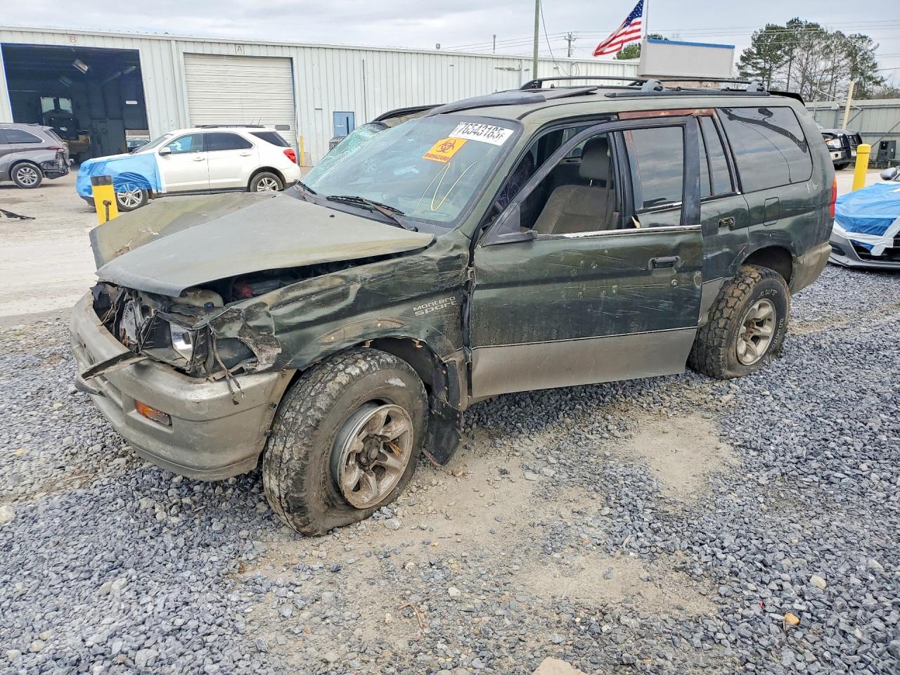 1997 Mitsubishi Montero Sport Xls Green vin: JA4MT41P2VP000473