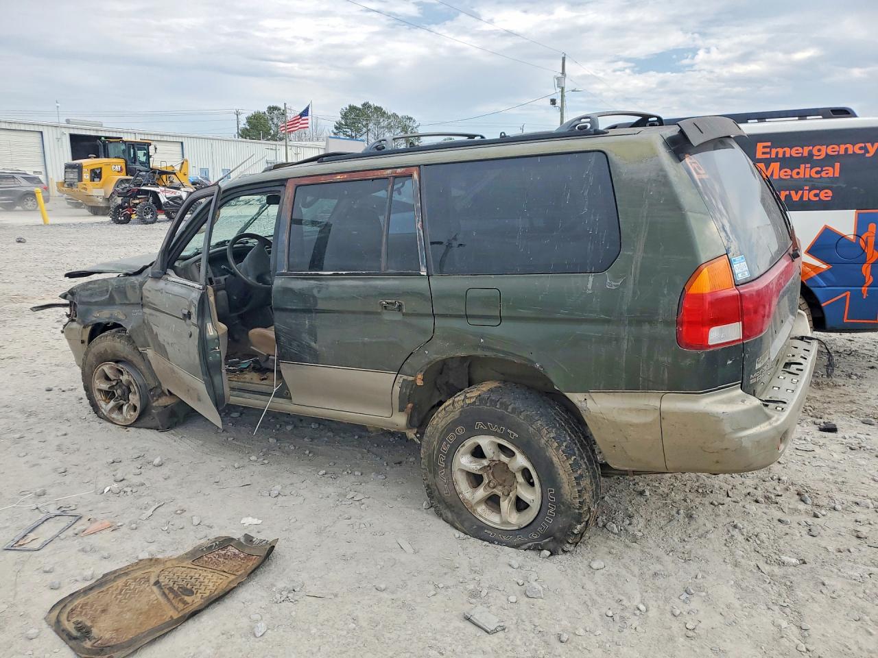 1997 Mitsubishi Montero Sport Xls Green vin: JA4MT41P2VP000473