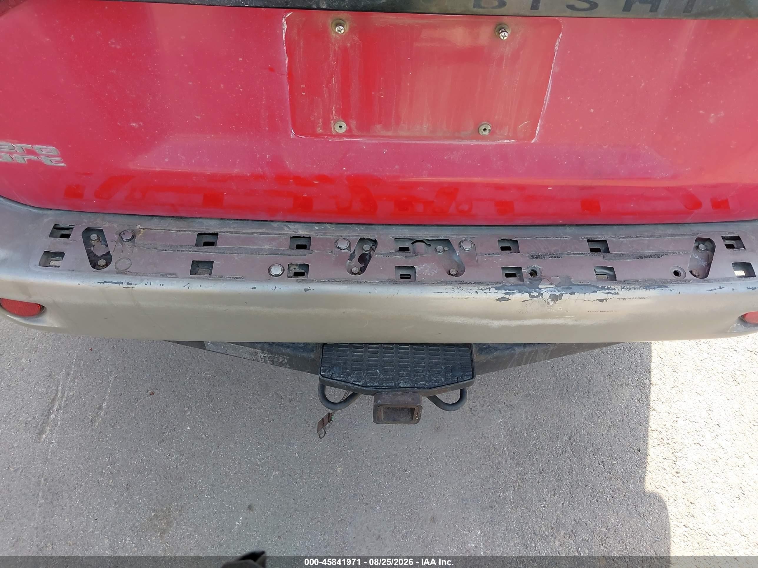1998 Mitsubishi Montero Sport Xls Red vin: JA4MT41P8WP032538
