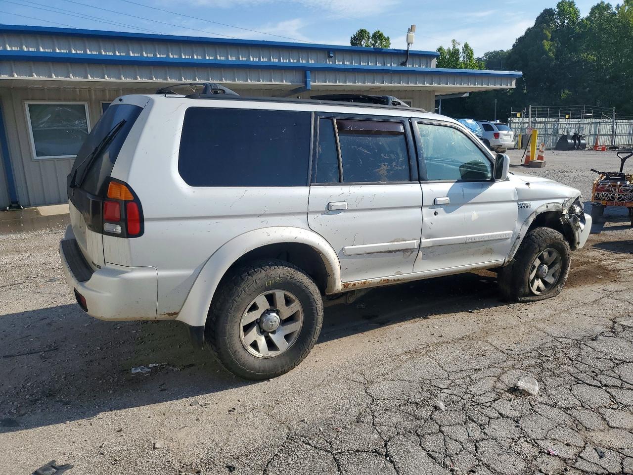 2000 Mitsubishi Montero Sport Limited White vin: JA4MT41R7YP037007