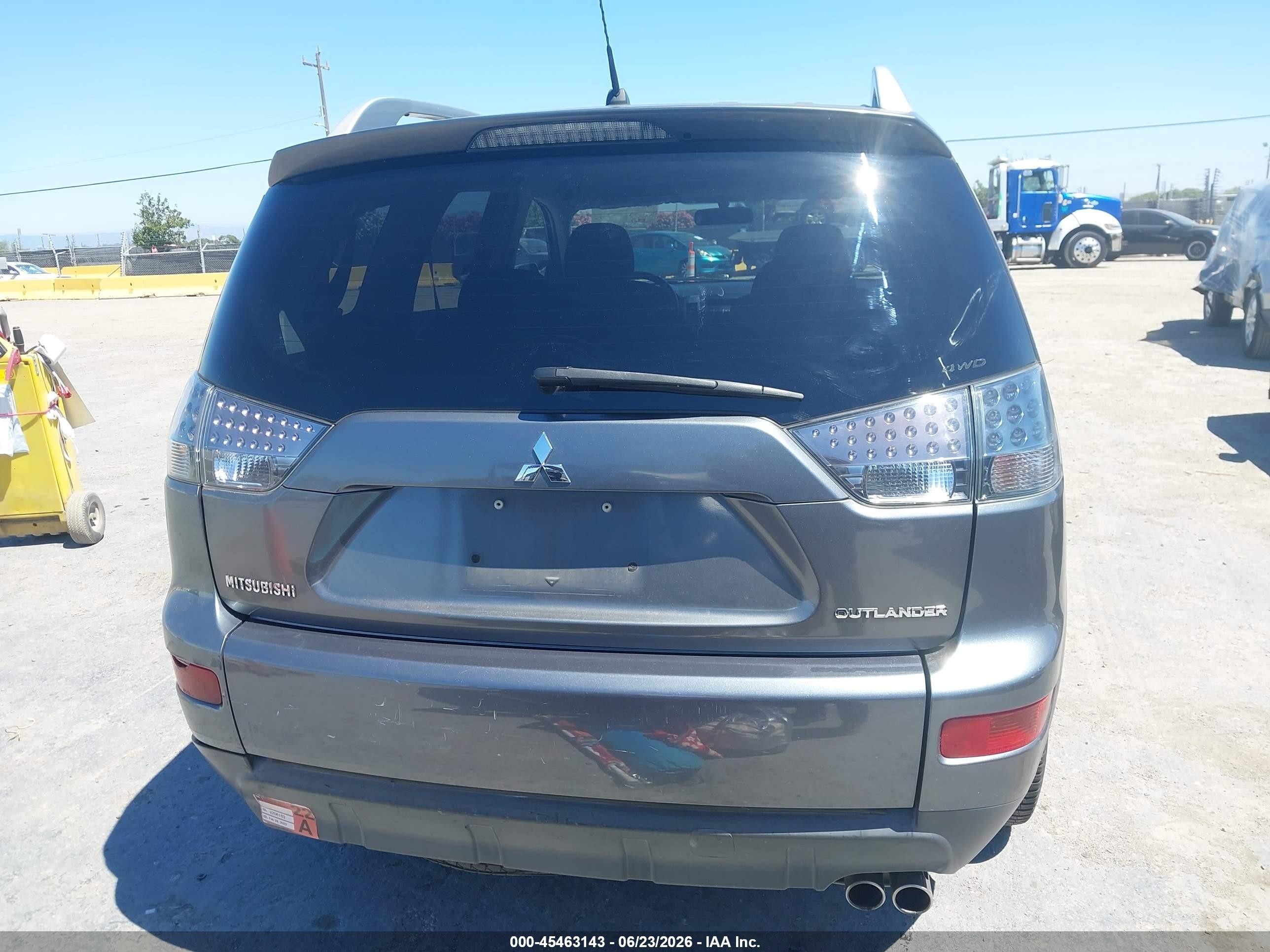 2007 Mitsubishi Outlander Xls Gray vin: JA4MT41X07U013579