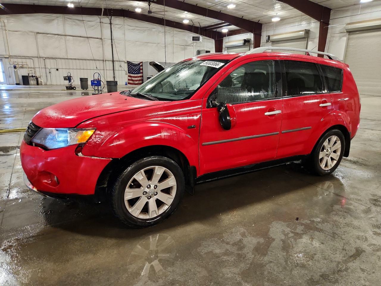 2007 Mitsubishi Outlander Xls Red vin: JA4MT41X07Z022110
