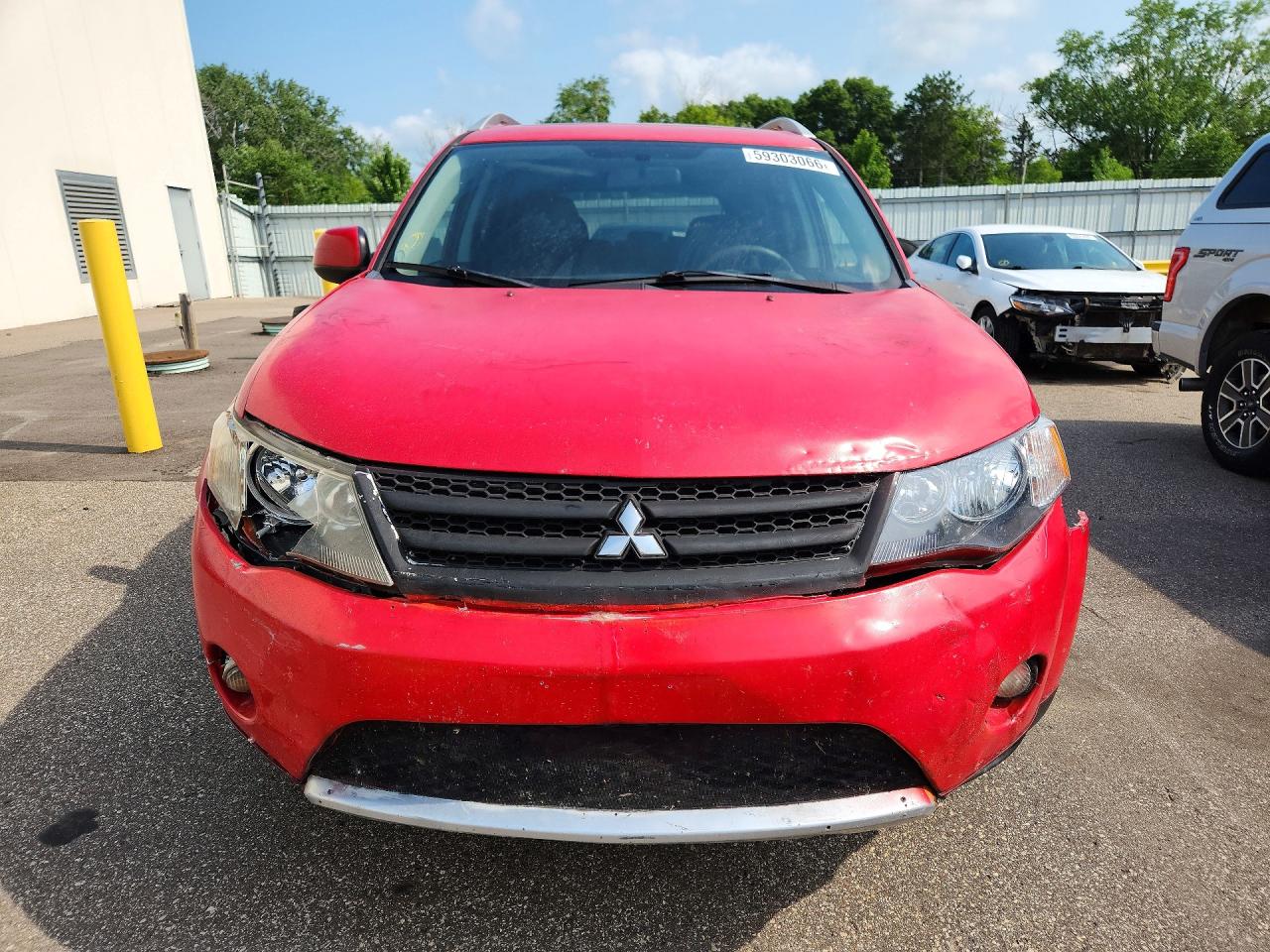 2007 Mitsubishi Outlander Xls Red vin: JA4MT41X07Z022110