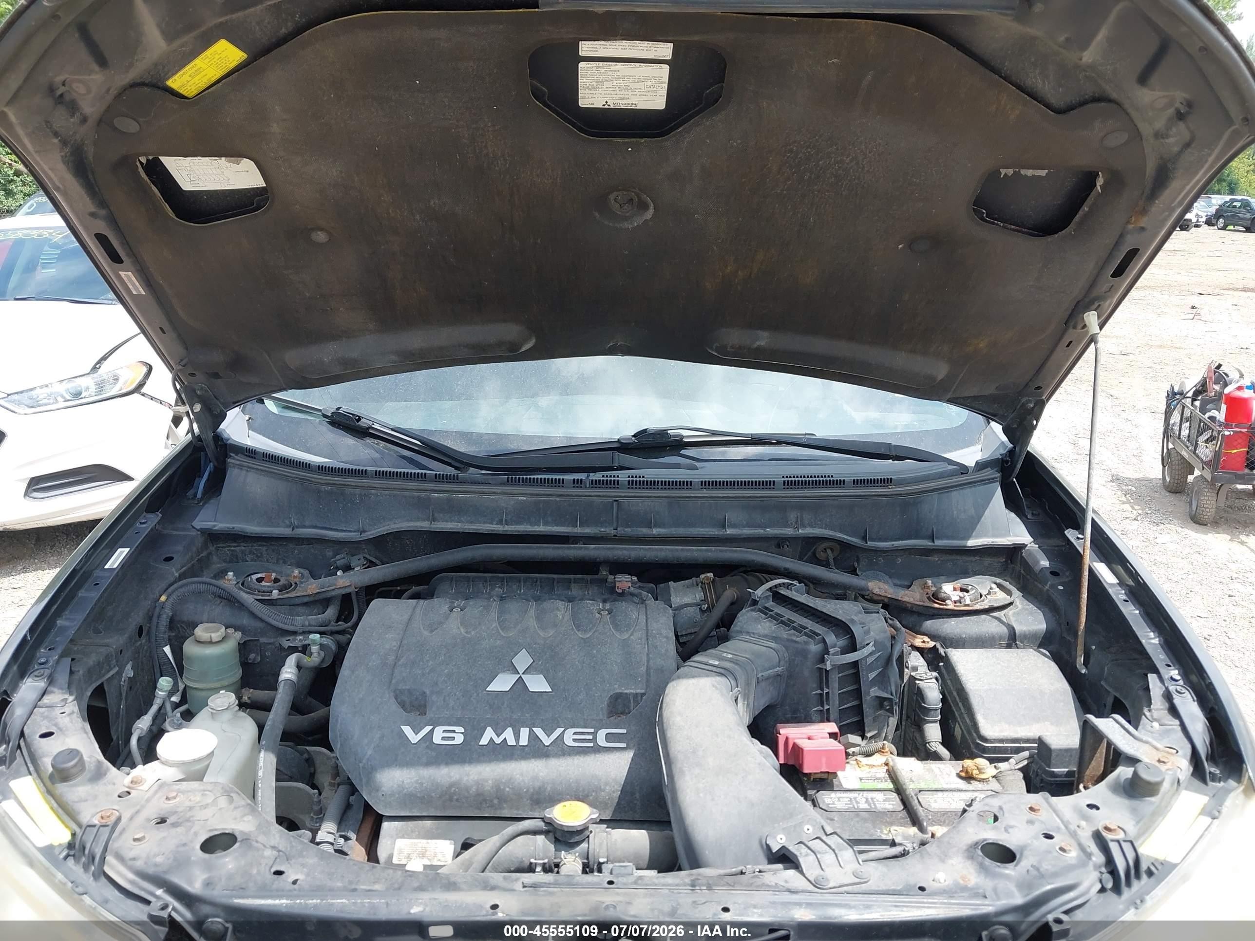 2008 Mitsubishi Outlander Xls Черный vin: JA4MT41X08Z011531
