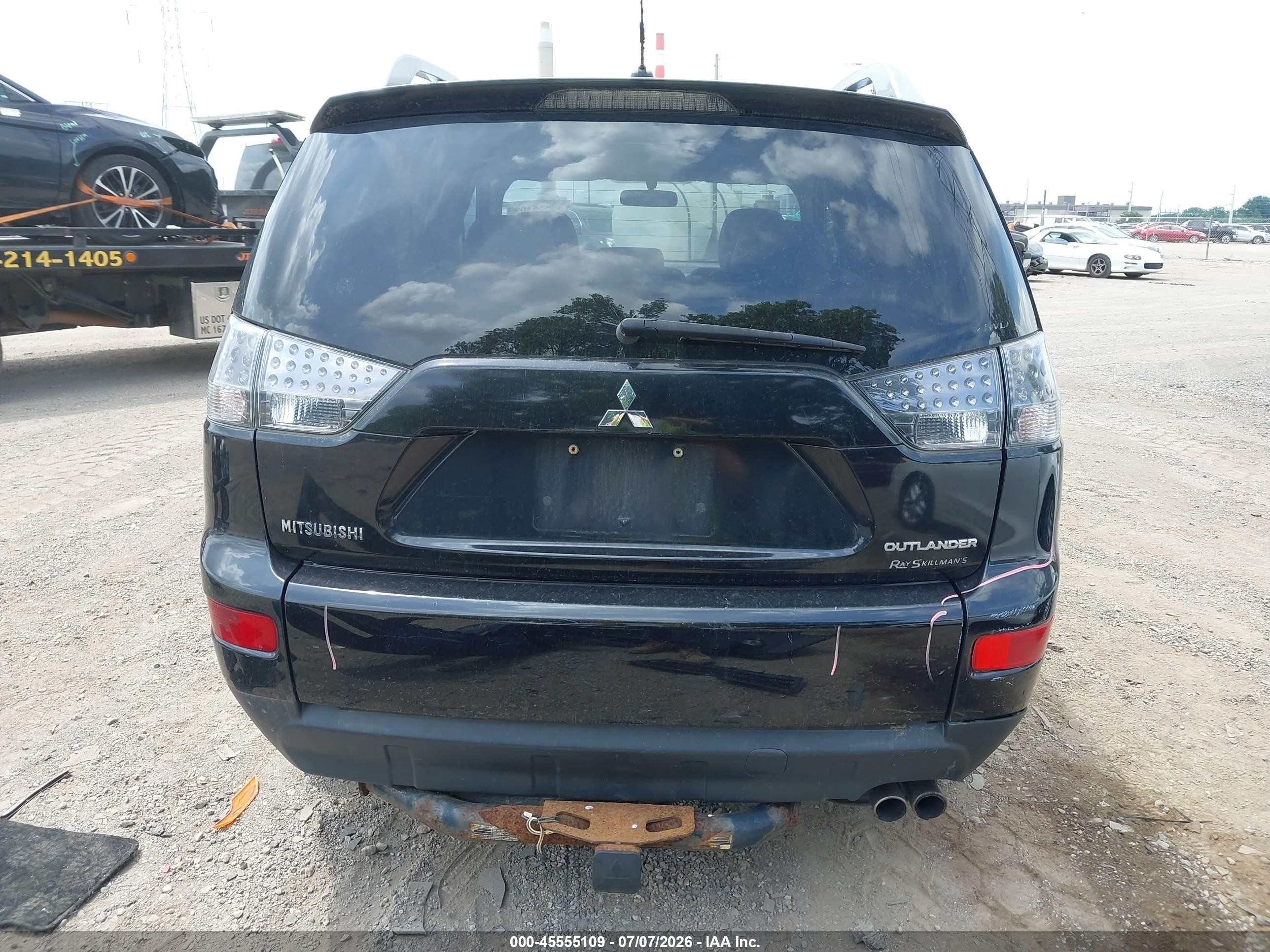 2008 Mitsubishi Outlander Xls Черный vin: JA4MT41X08Z011531