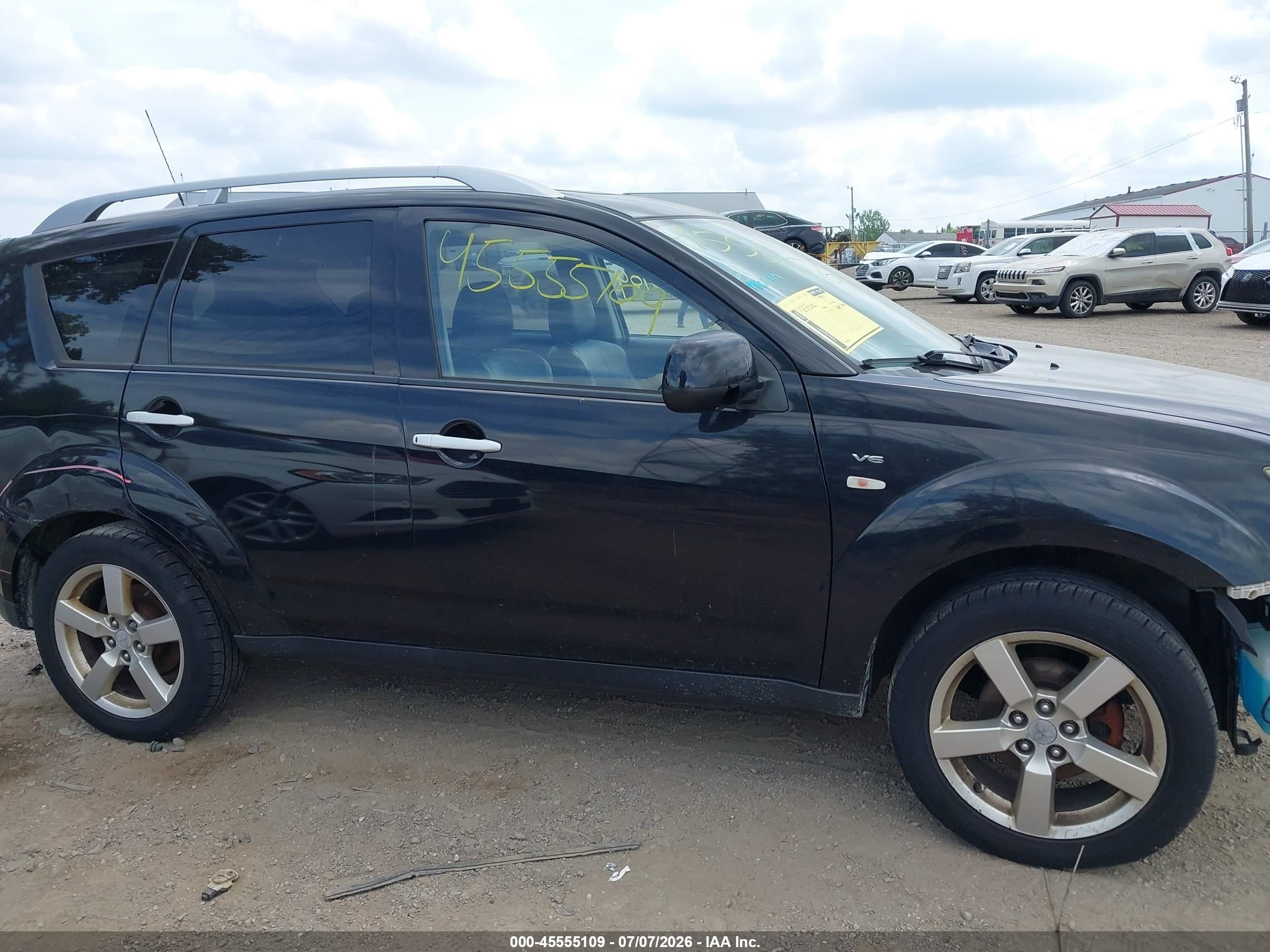 2008 Mitsubishi Outlander Xls Черный vin: JA4MT41X08Z011531