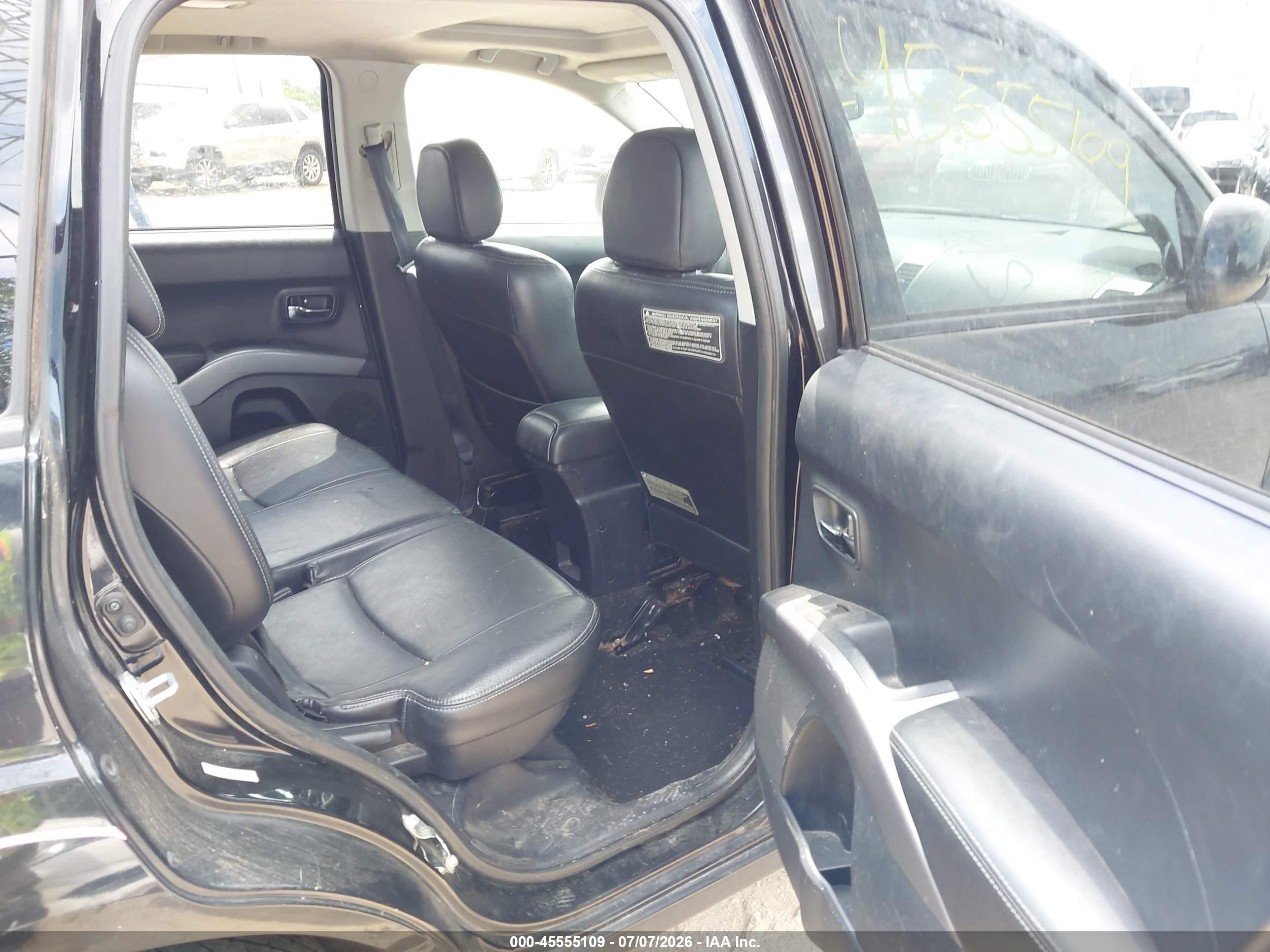 2008 Mitsubishi Outlander Xls Черный vin: JA4MT41X08Z011531