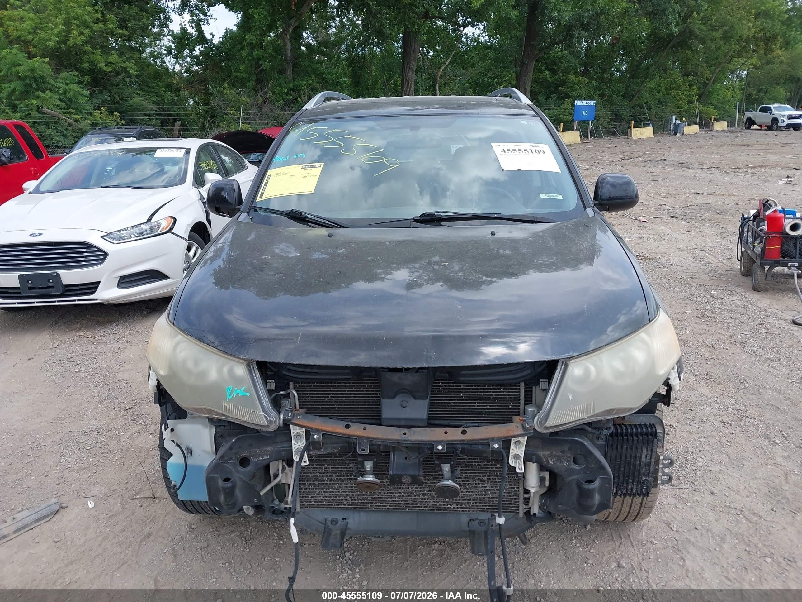 2008 Mitsubishi Outlander Xls Черный vin: JA4MT41X08Z011531