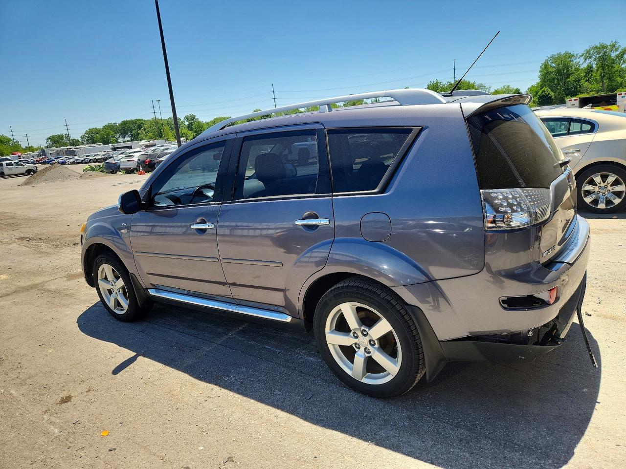 2009 Mitsubishi Outlander Xls Gray vin: JA4MT41X09Z005570