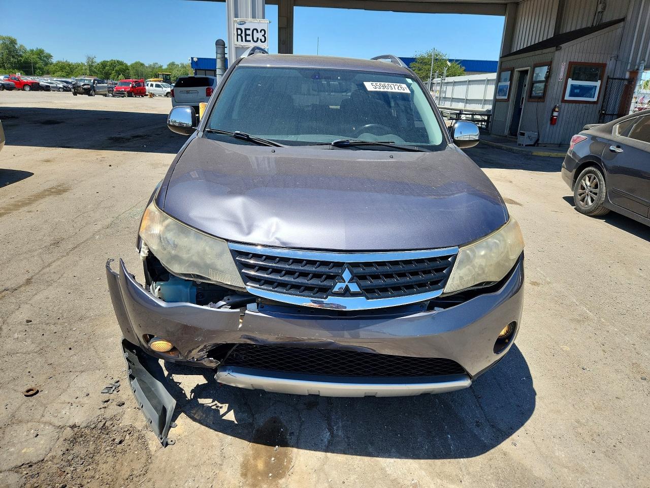 2009 Mitsubishi Outlander Xls Gray vin: JA4MT41X09Z005570
