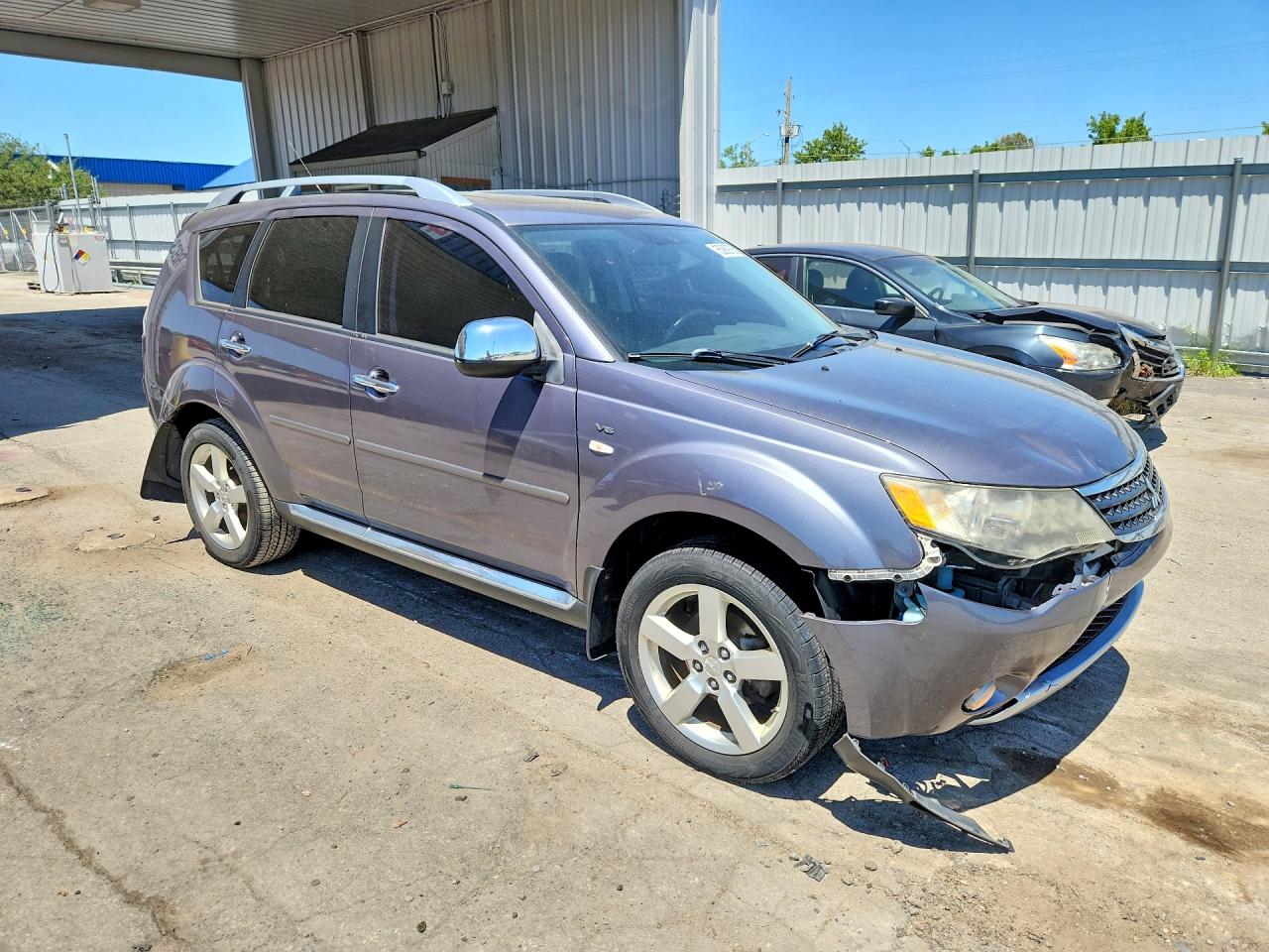 2009 Mitsubishi Outlander Xls Gray vin: JA4MT41X09Z005570