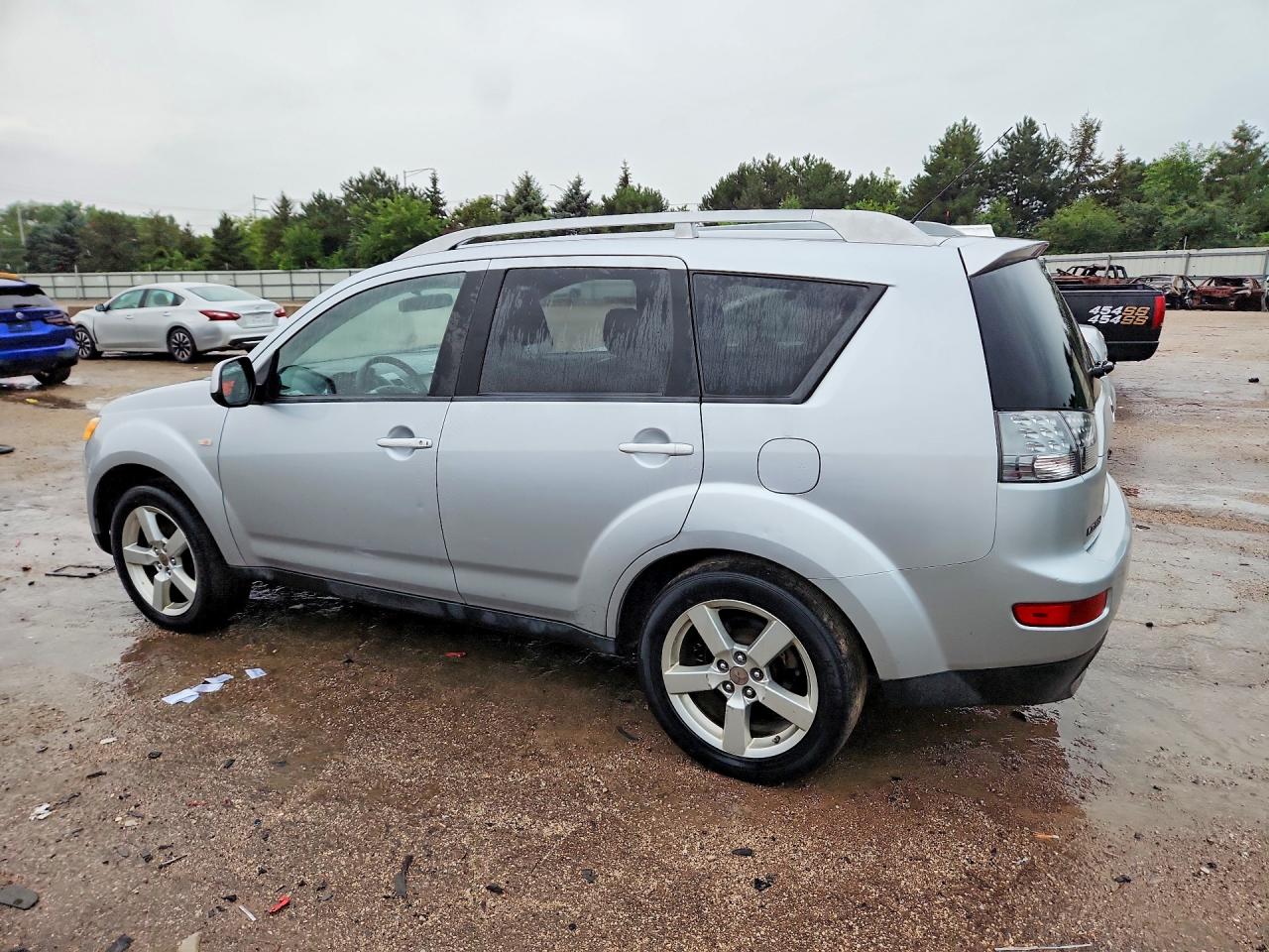 2007 Mitsubishi Outlander Xls Silver vin: JA4MT41X17U016359