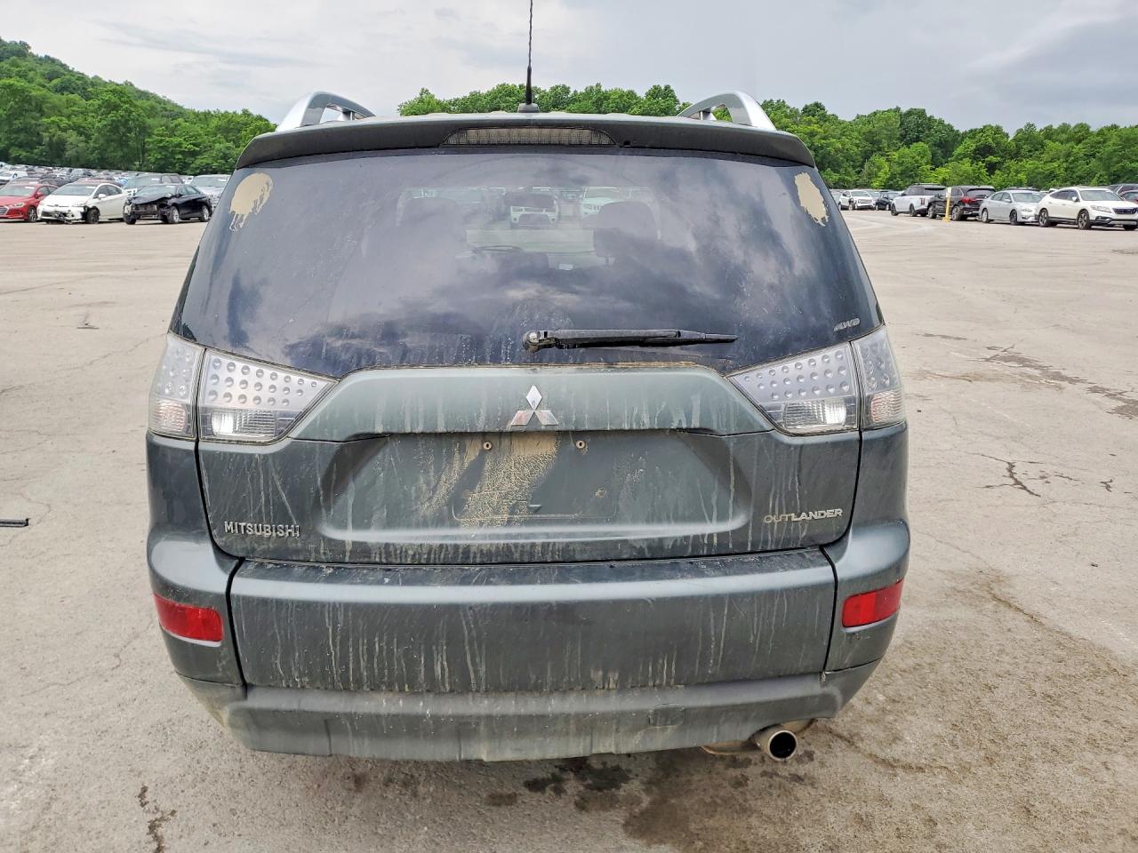 2008 Mitsubishi Outlander Xls Gray vin: JA4MT41X38Z009174