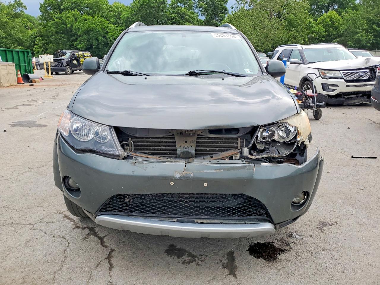 2008 Mitsubishi Outlander Xls Gray vin: JA4MT41X38Z009174