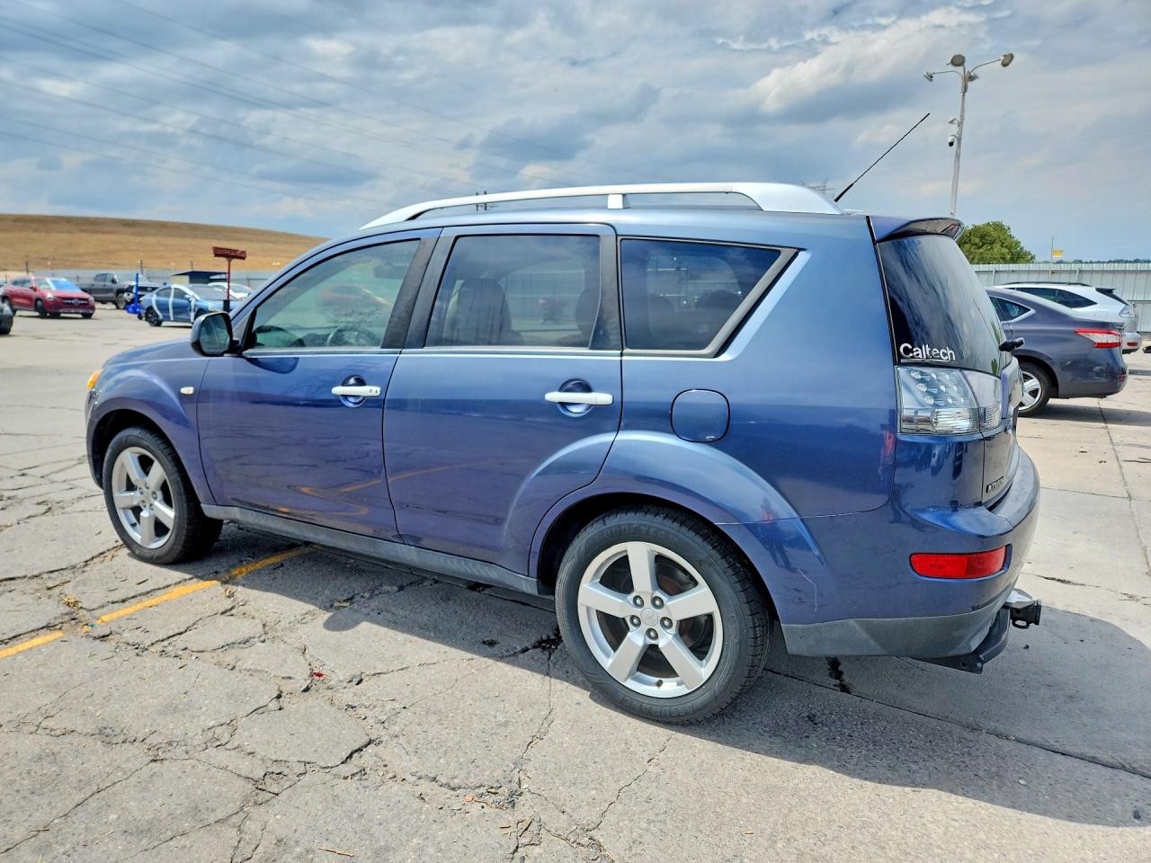 2007 Mitsubishi Outlander Xls Blue vin: JA4MT41X57U011620